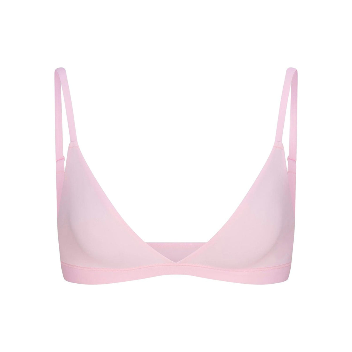 SKIMS Fits Everybody triangle bralette i lyserosa Cherry Blossom-nyanse undertøy