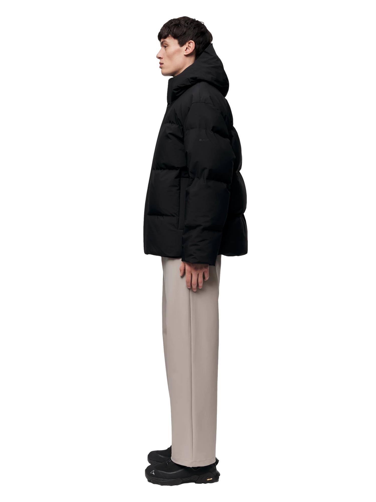 Blæst Grotli Down Jacket Black Jakke Sort