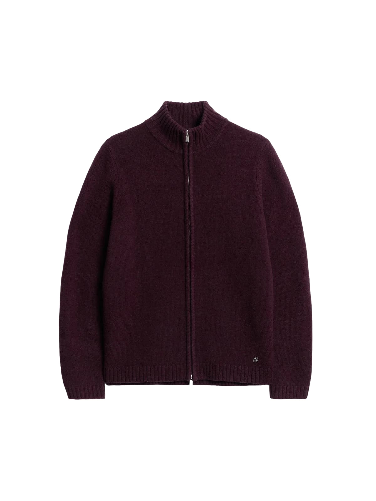 Holzweiler Andreas Zip-Up Cardigan Cardigan Burgunder