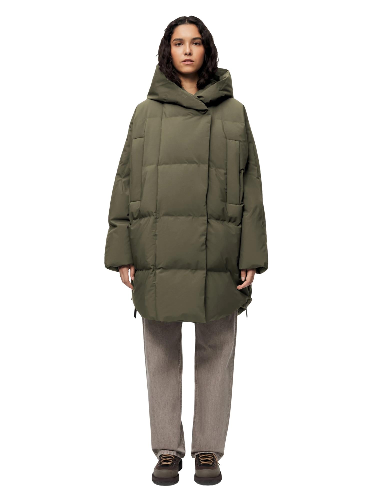 Blæst Spitsbergen Down Jacket Grape Leaf Jakke Oliven