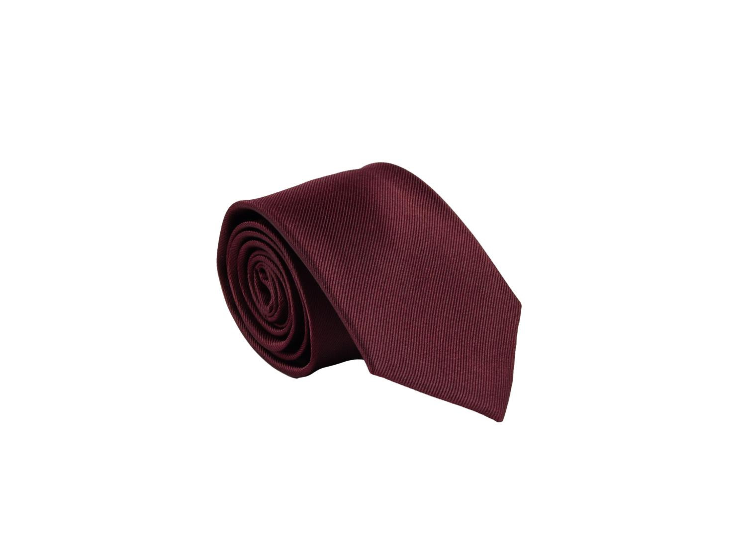 Manzini Montecristo Skara Vevd Silkeslips Slips Burgunder - modostore.no