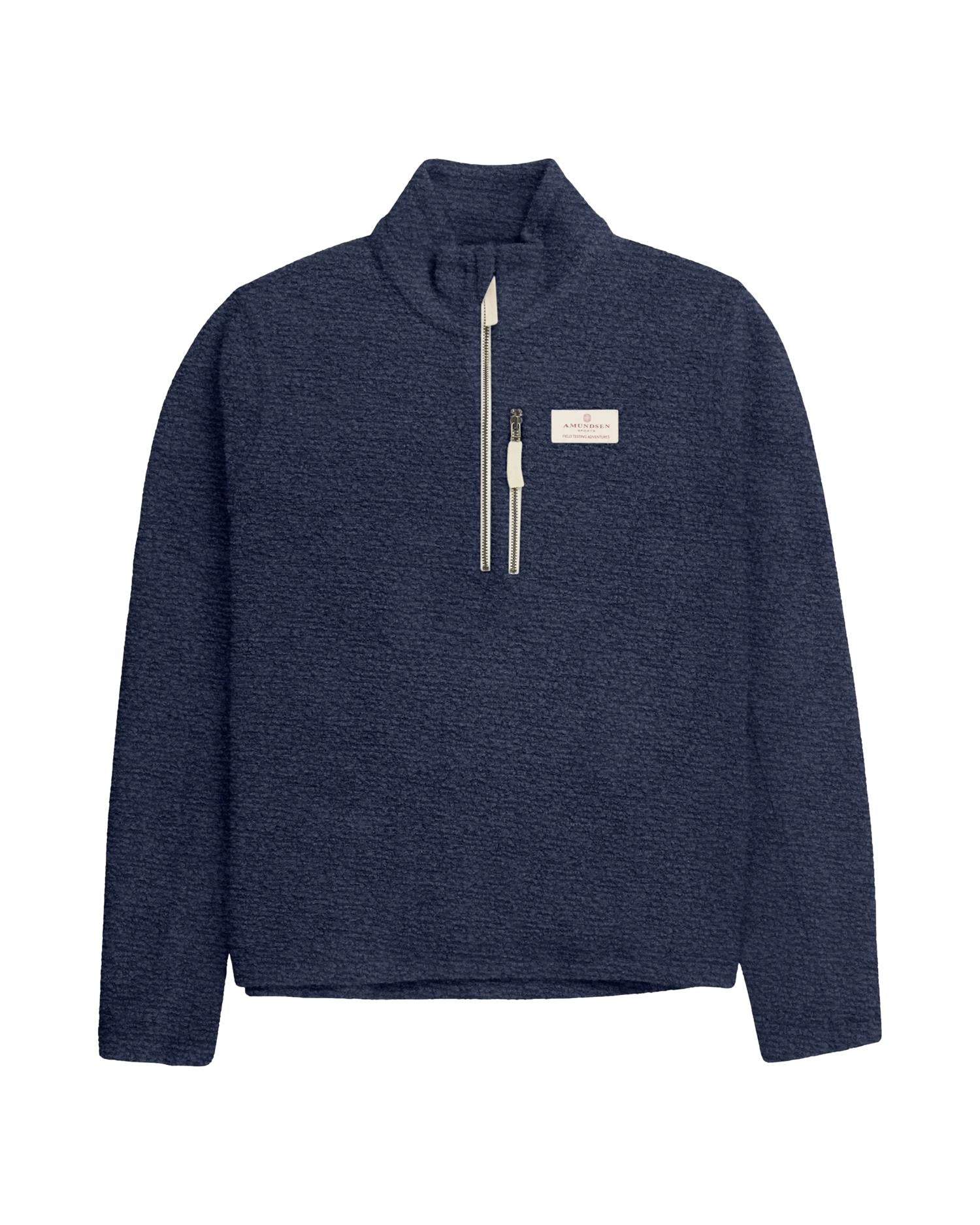 Amundsen Hut Halfzip Womens Genser Mørkeblå