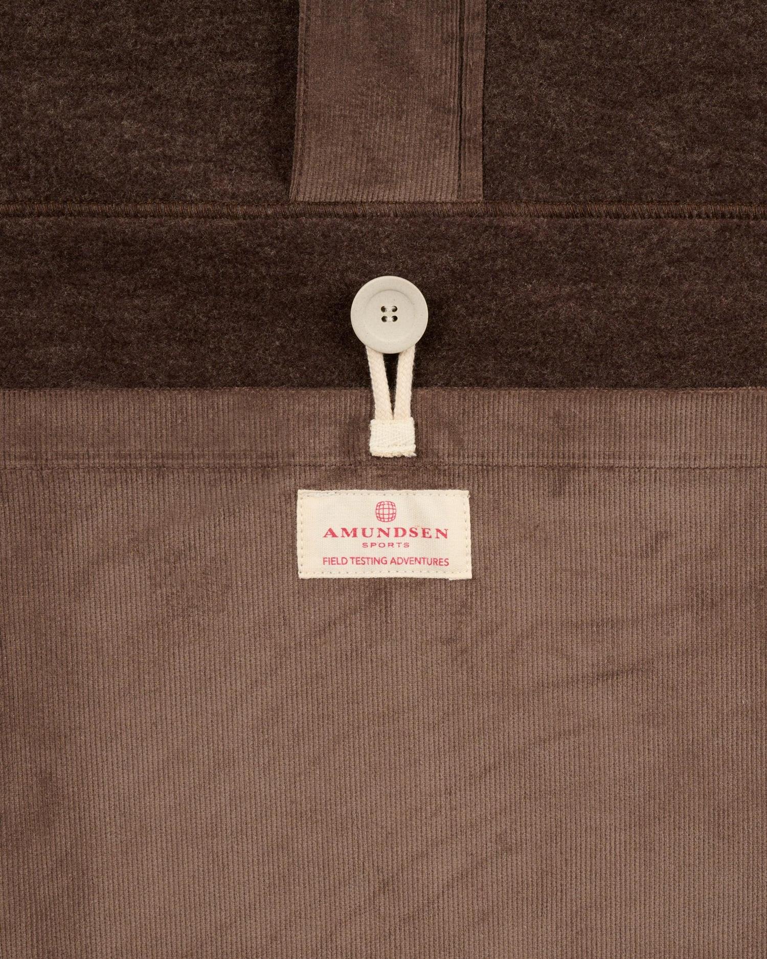 Amundsen V-Bond Cord Fleece Womens Genser Brun