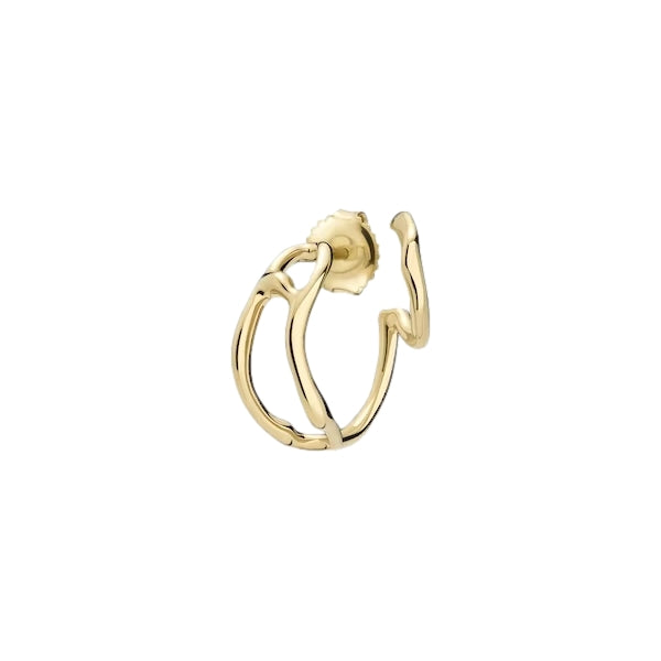 Maria Black Atlanta Earring Gold Left Øredobber Gull - modostore.no