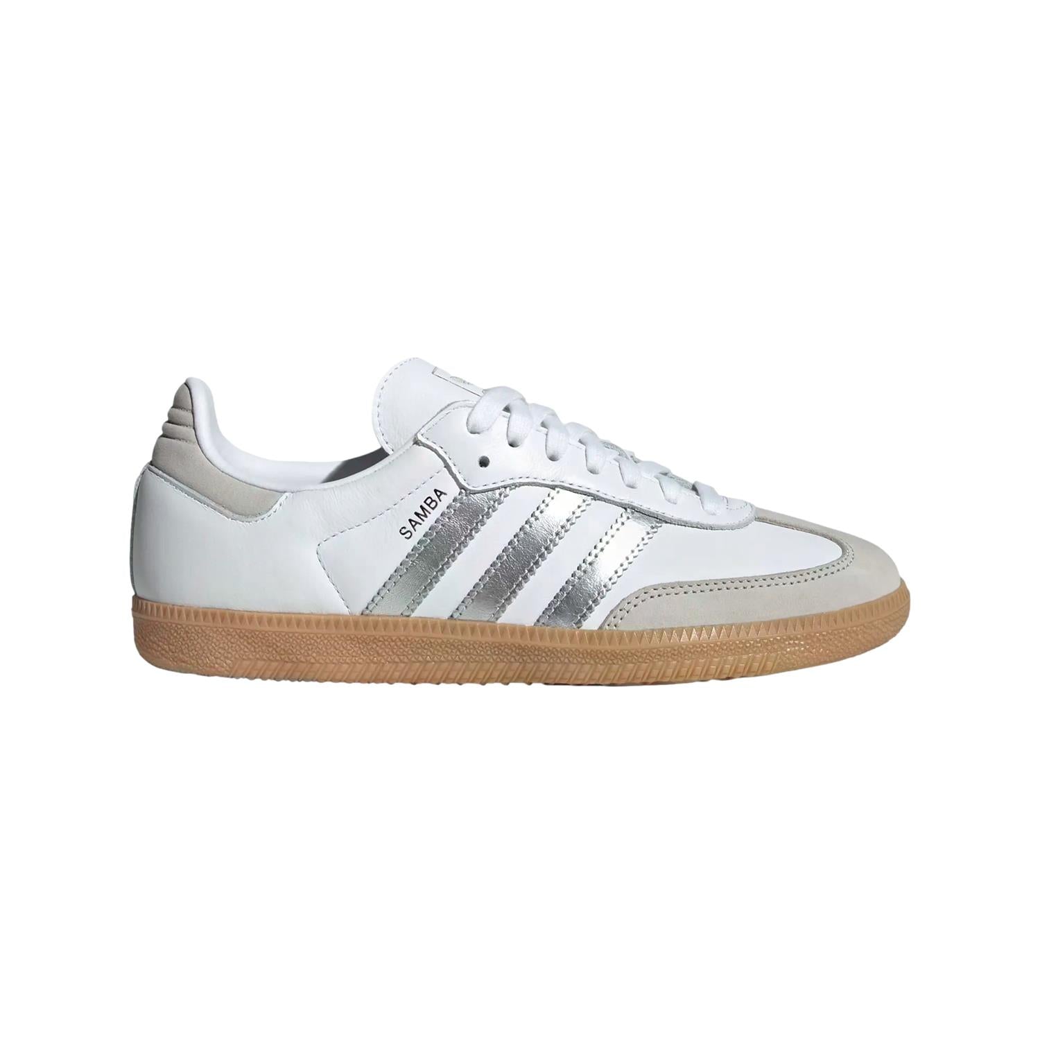 Adidas Samba OG W J2725 Sko Hvit Og Sølv - modostore.no