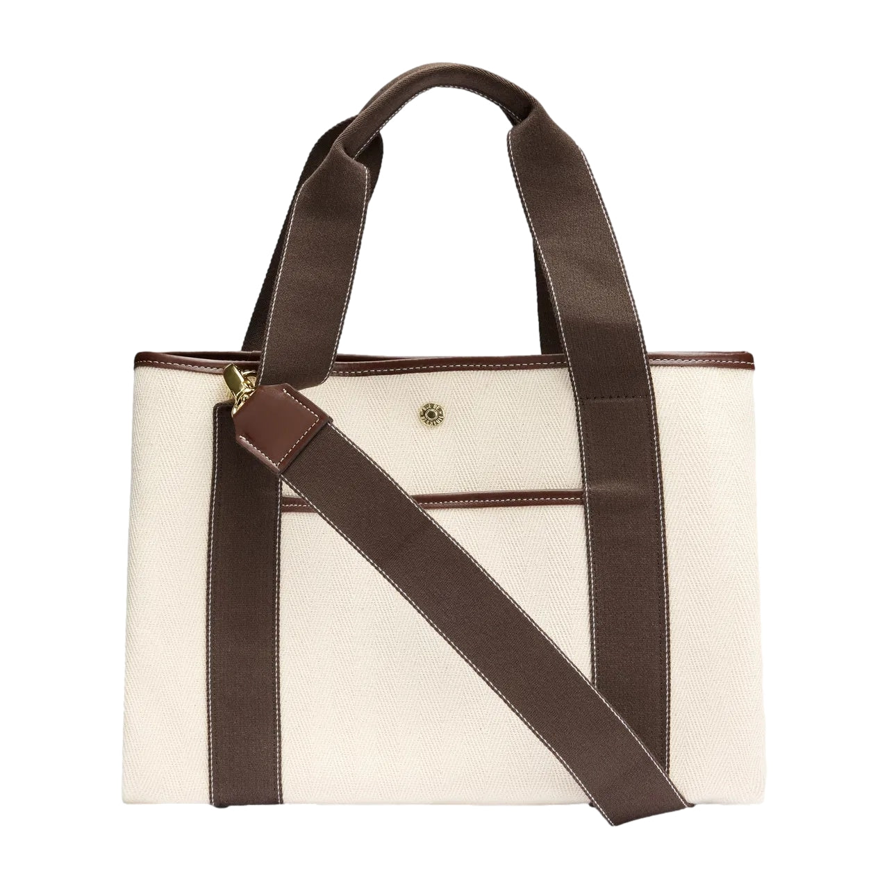 Rue de Verneuil Traversée M Pocket White/Mini Sellier Brown Veske Off-White Og Brun - modostore.no