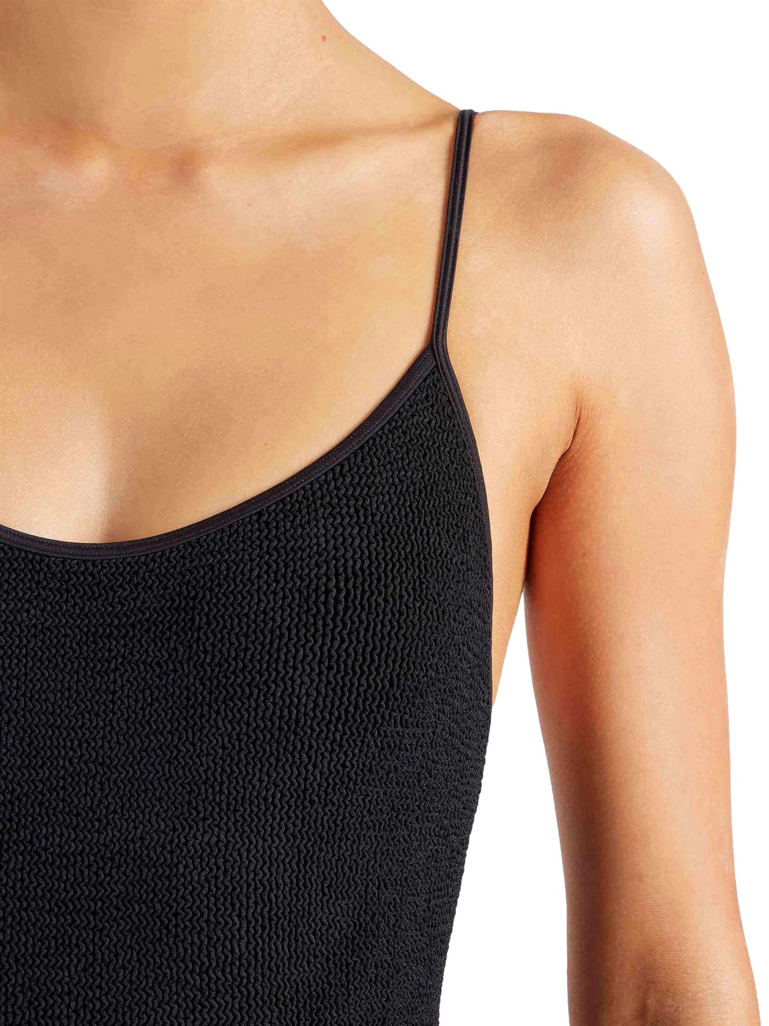 Hunza G Pamela Swim Black Badedrakt Sort