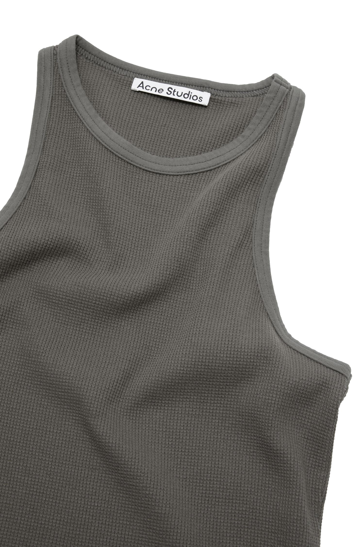 Acne Tank Top Fitted Singlet Grå - modostore.no