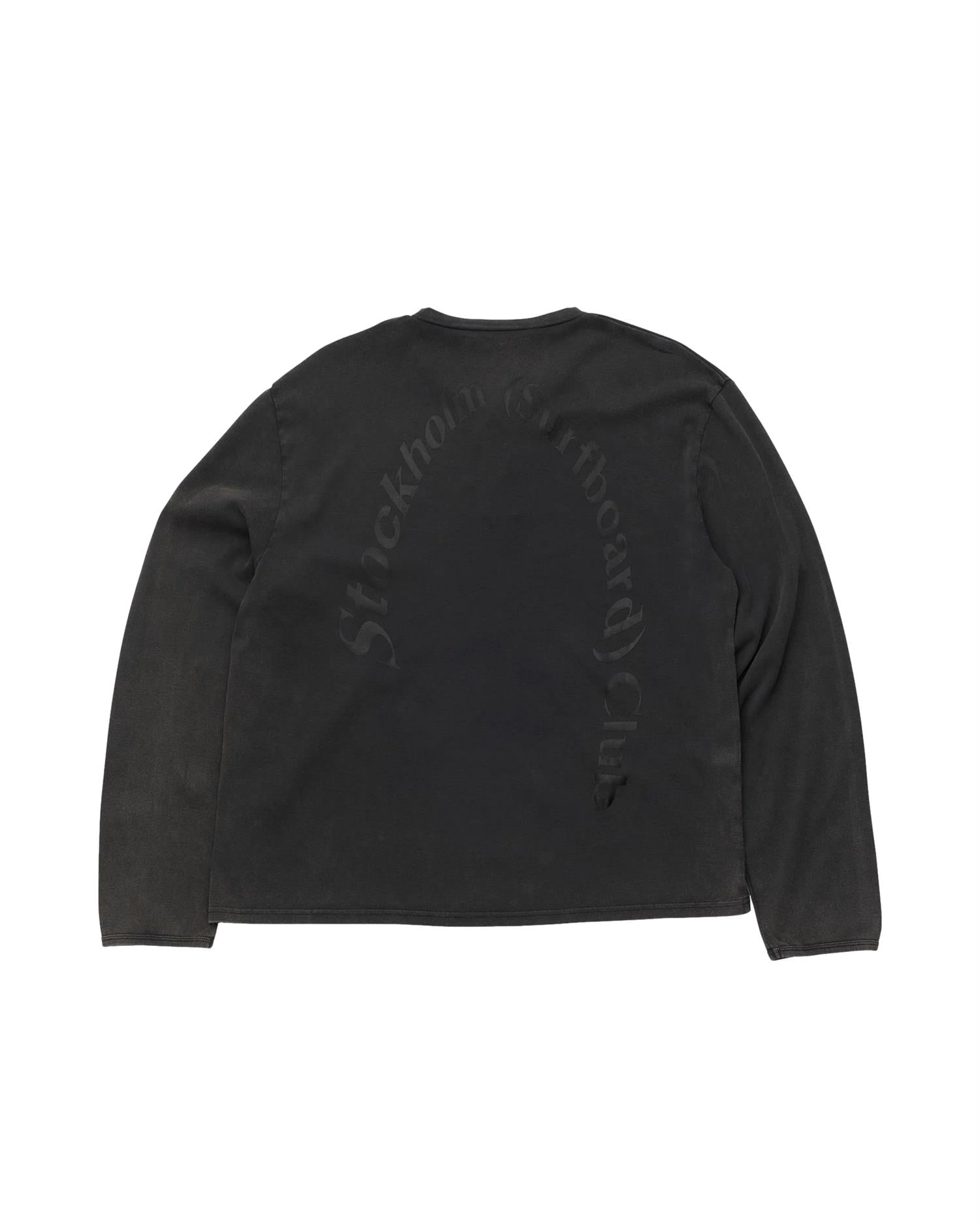 Stockholm Surfboard Club Eye Henley Genser Sort - modostore.no