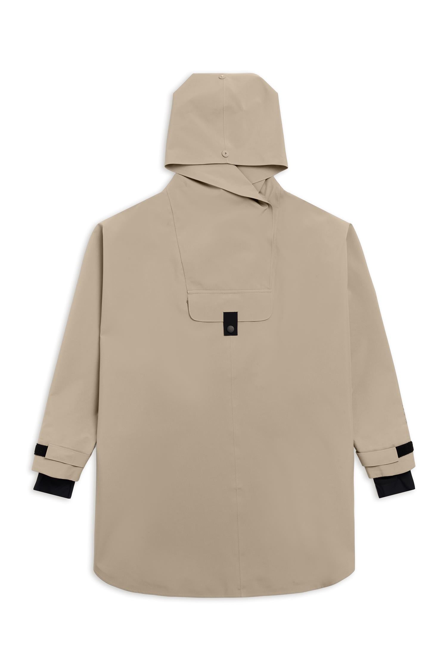 Blæst Bergen Poncho Beige Jakke Beige