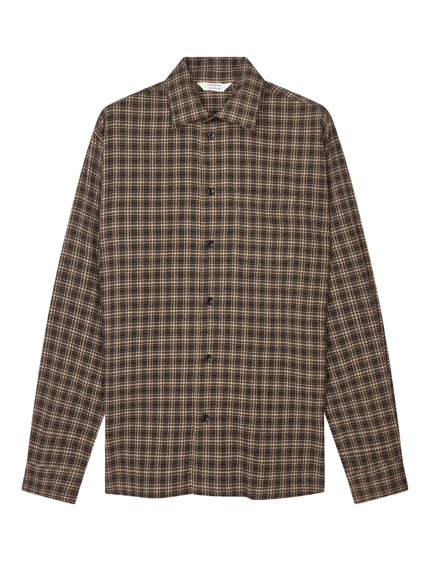 Libertine Libertine Record Shirt Skjorte Brun Mønster