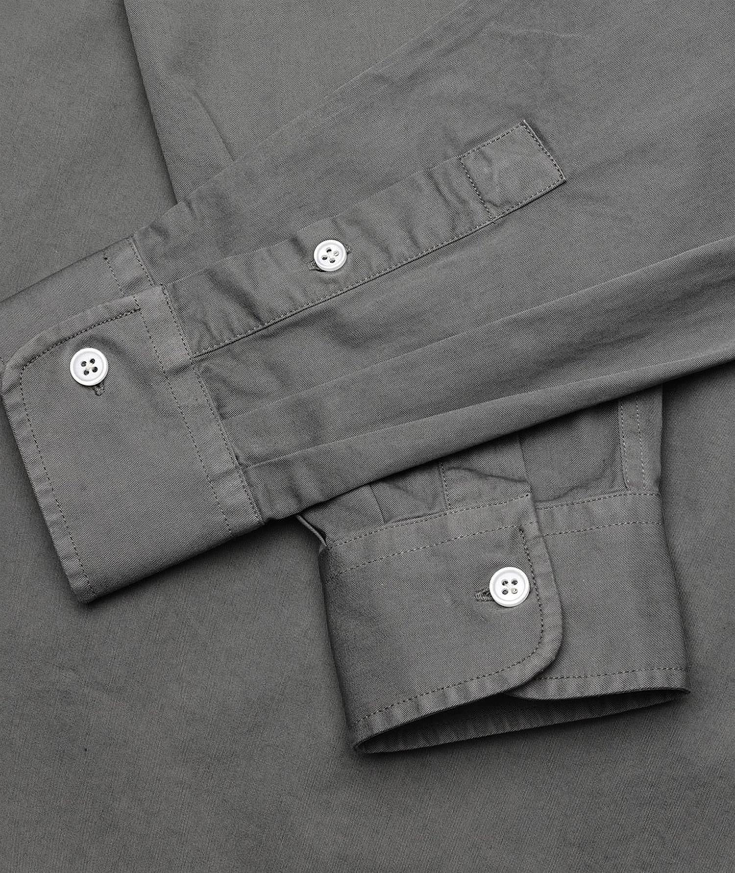 Garment Project Relaxed LS Button Down Shirt Skjorte Lysegrå - modostore.no