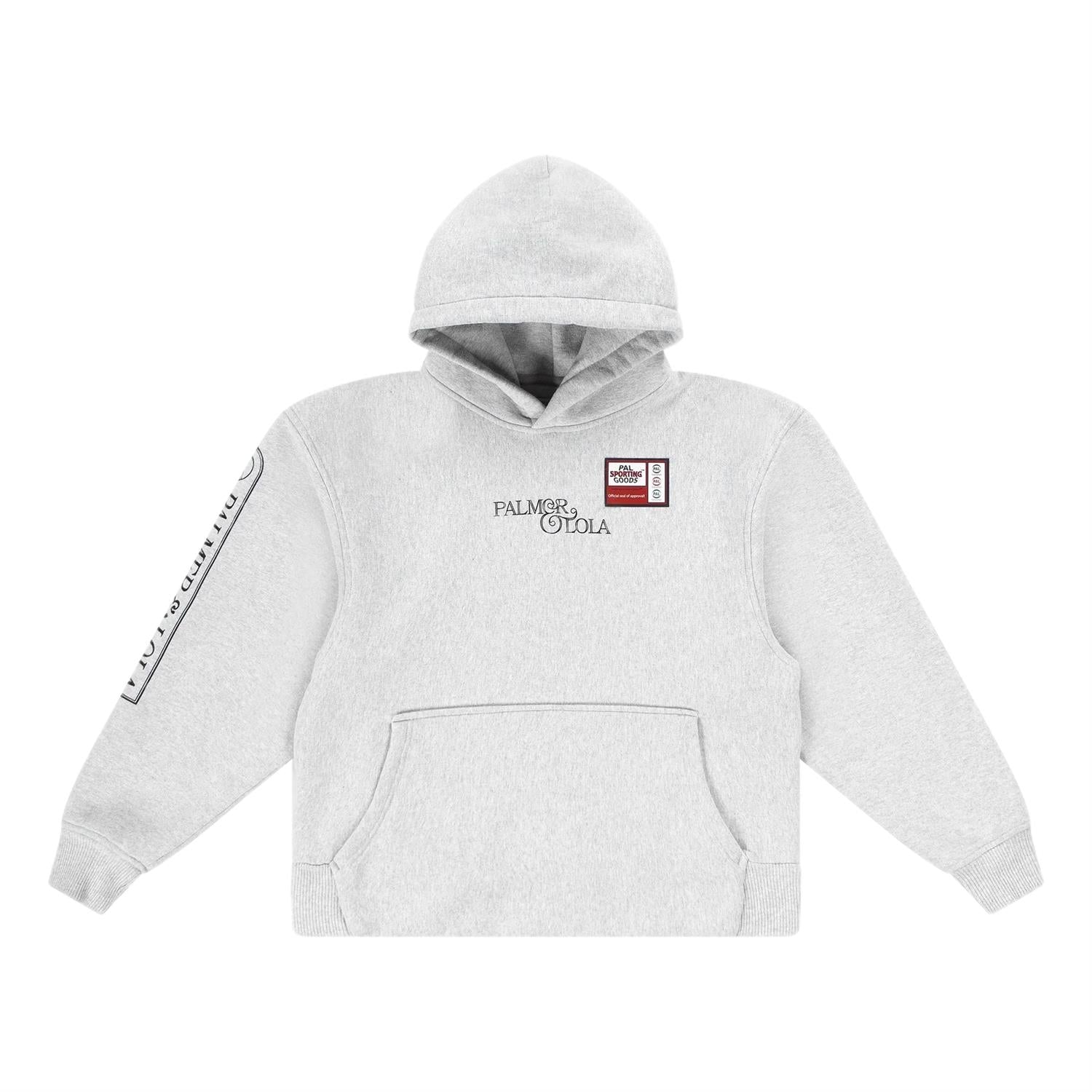 PAL Wolds Hoody Hettegenser Lys Grå Melert