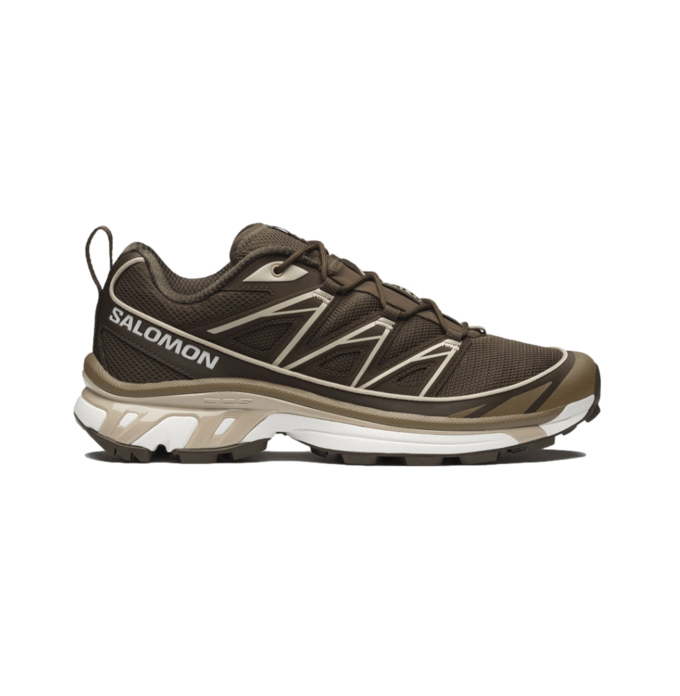 Salomon XT-6 Expanse Earth Brown/White Pepper/Coyote Brown Sko Brun