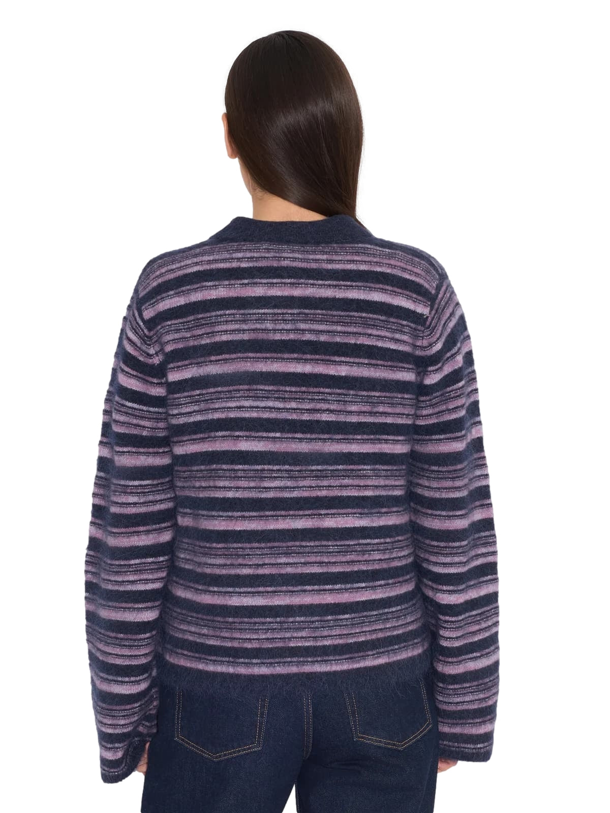 Holzweiler Olivia Wool Polo Genser Mørkelilla