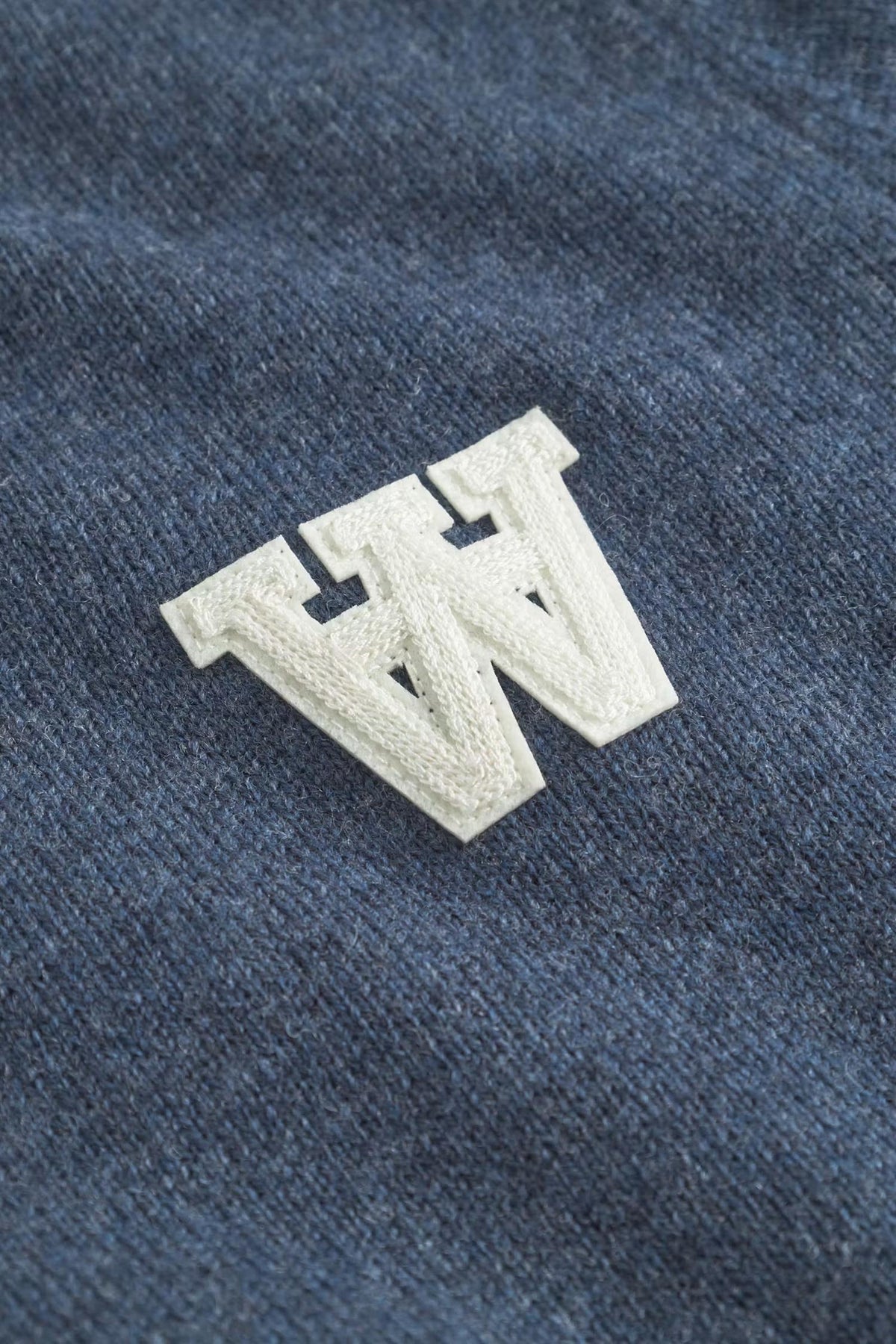 Wood Wood WW Tay Logo Genser Blå