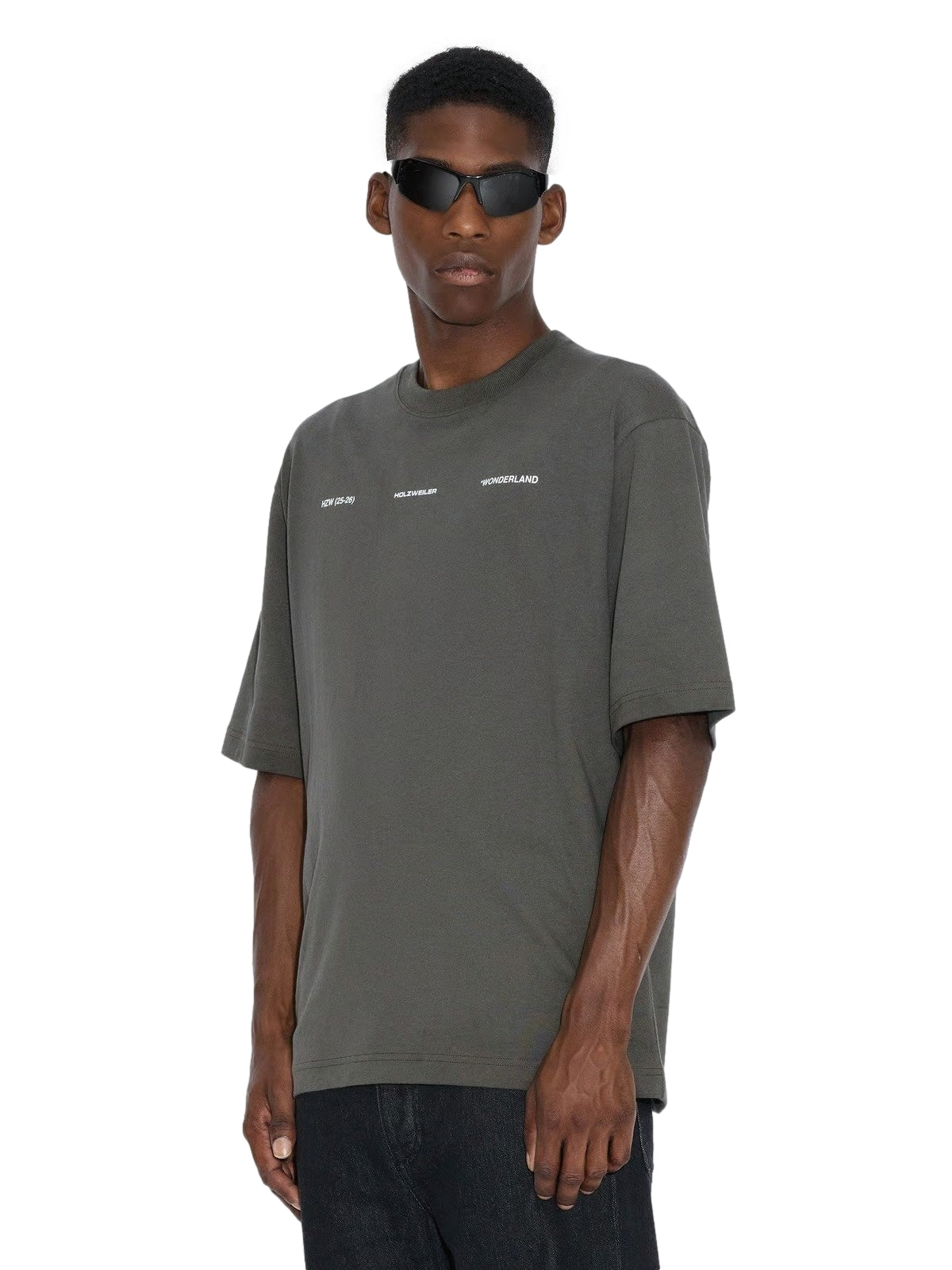 Holzweiler Ranger National Tee T-shirt Vasket Sort