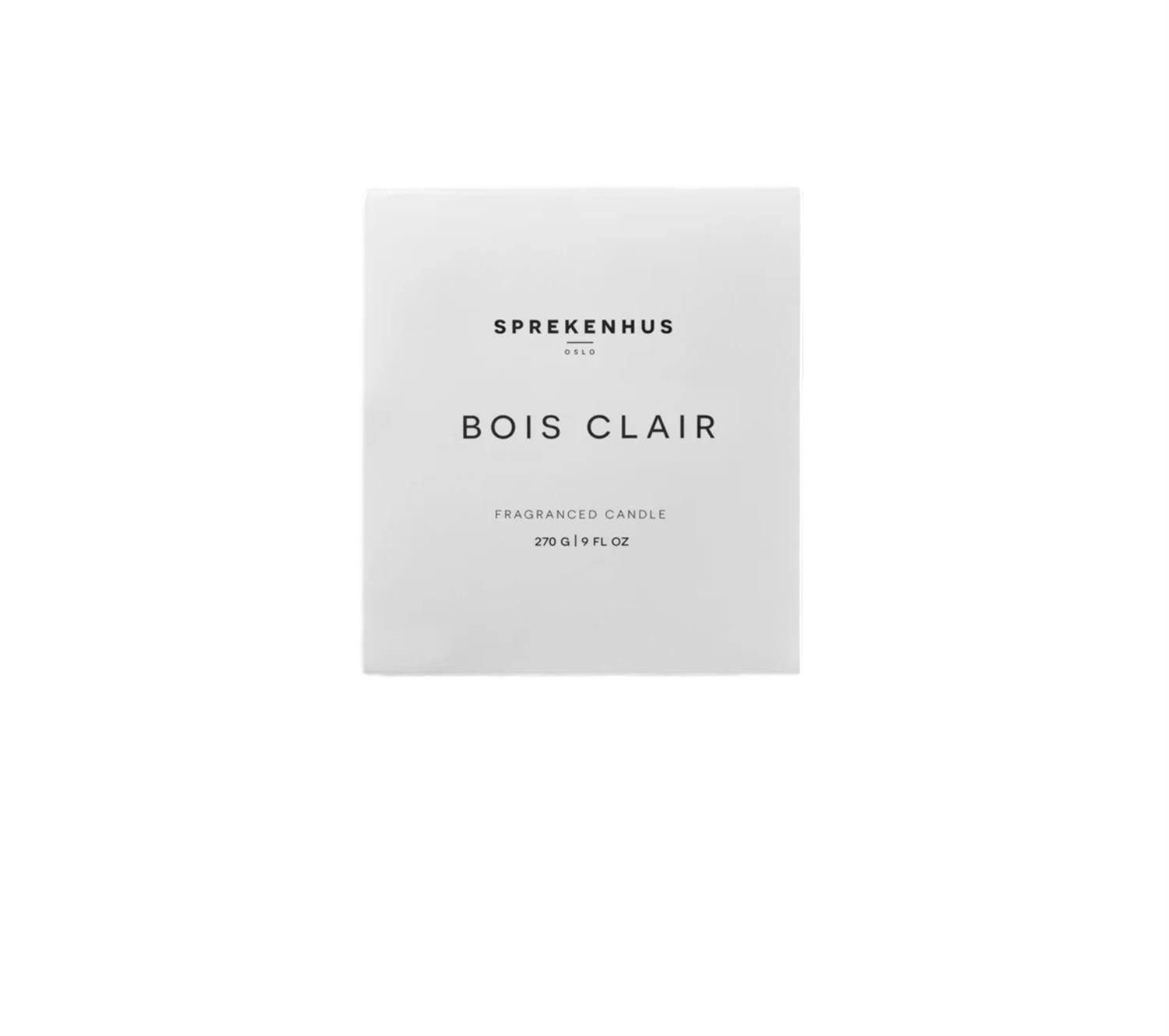 Sprekenhus Scented Candle 270g - Bois Clair Duftlys Hvit