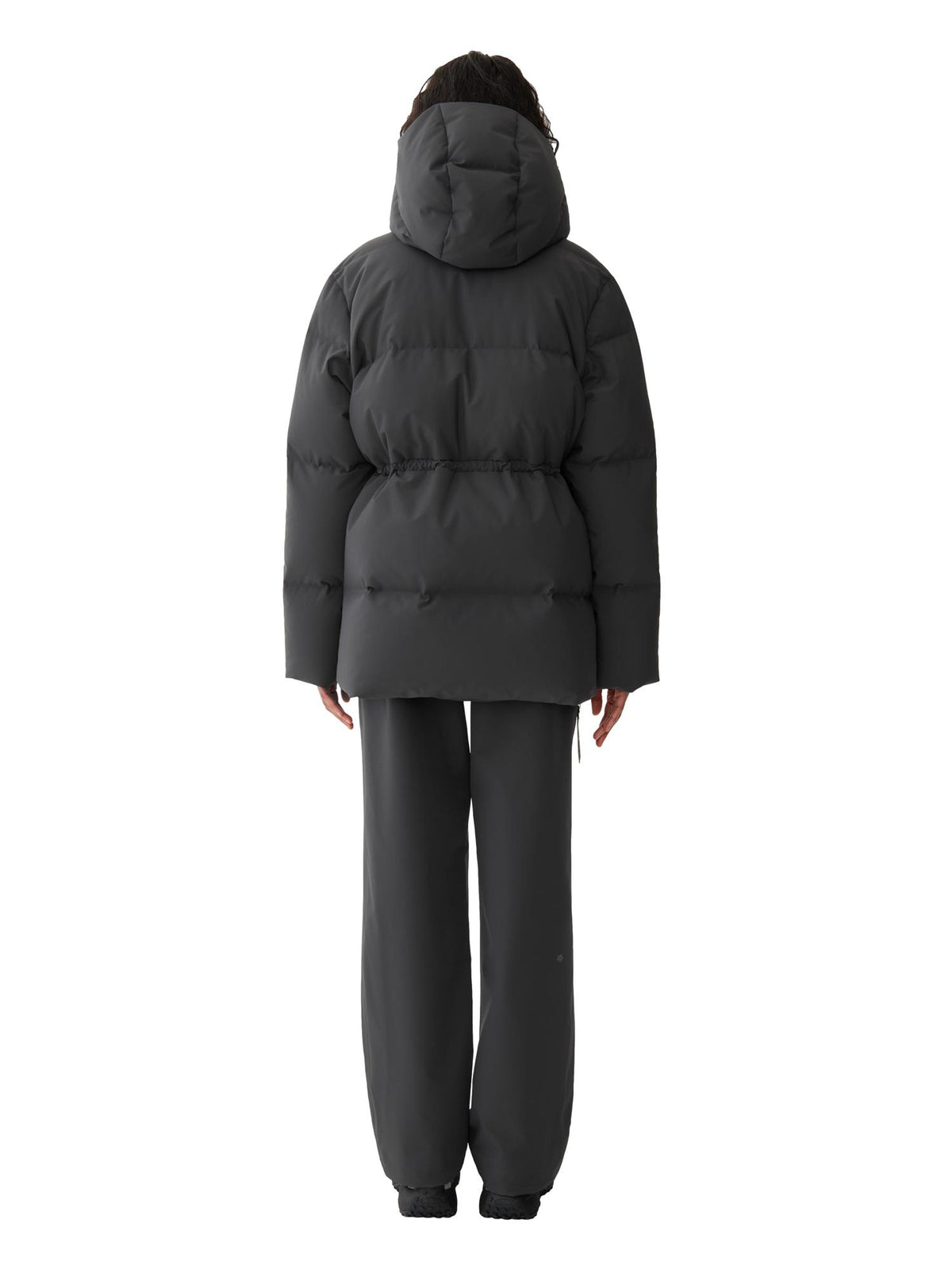Blæst Brosundet Down Jacket Dark Cloud Jakke Mørkegrå