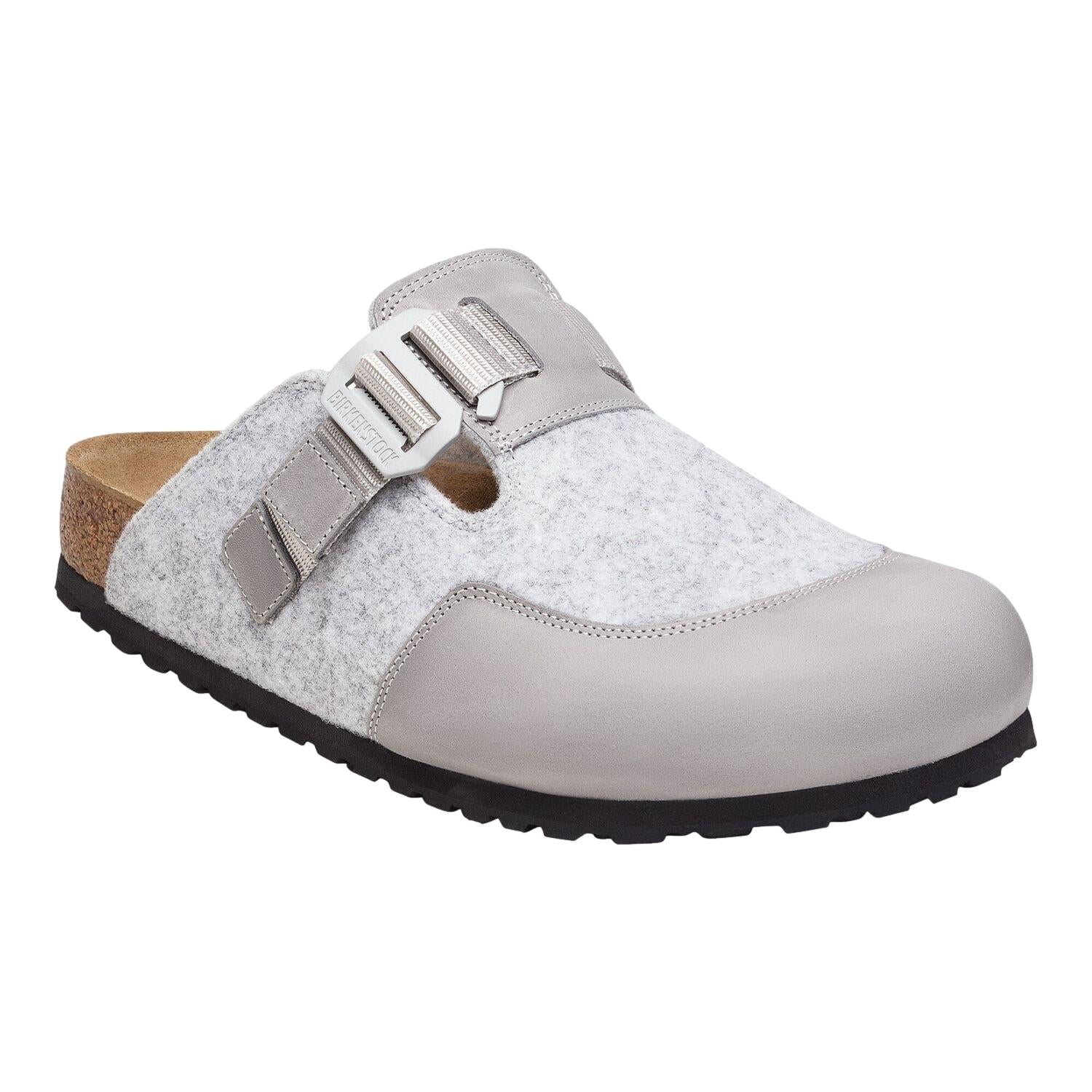 Birkenstock Boston Nova Sko Lys Grå Melert - modostore.no