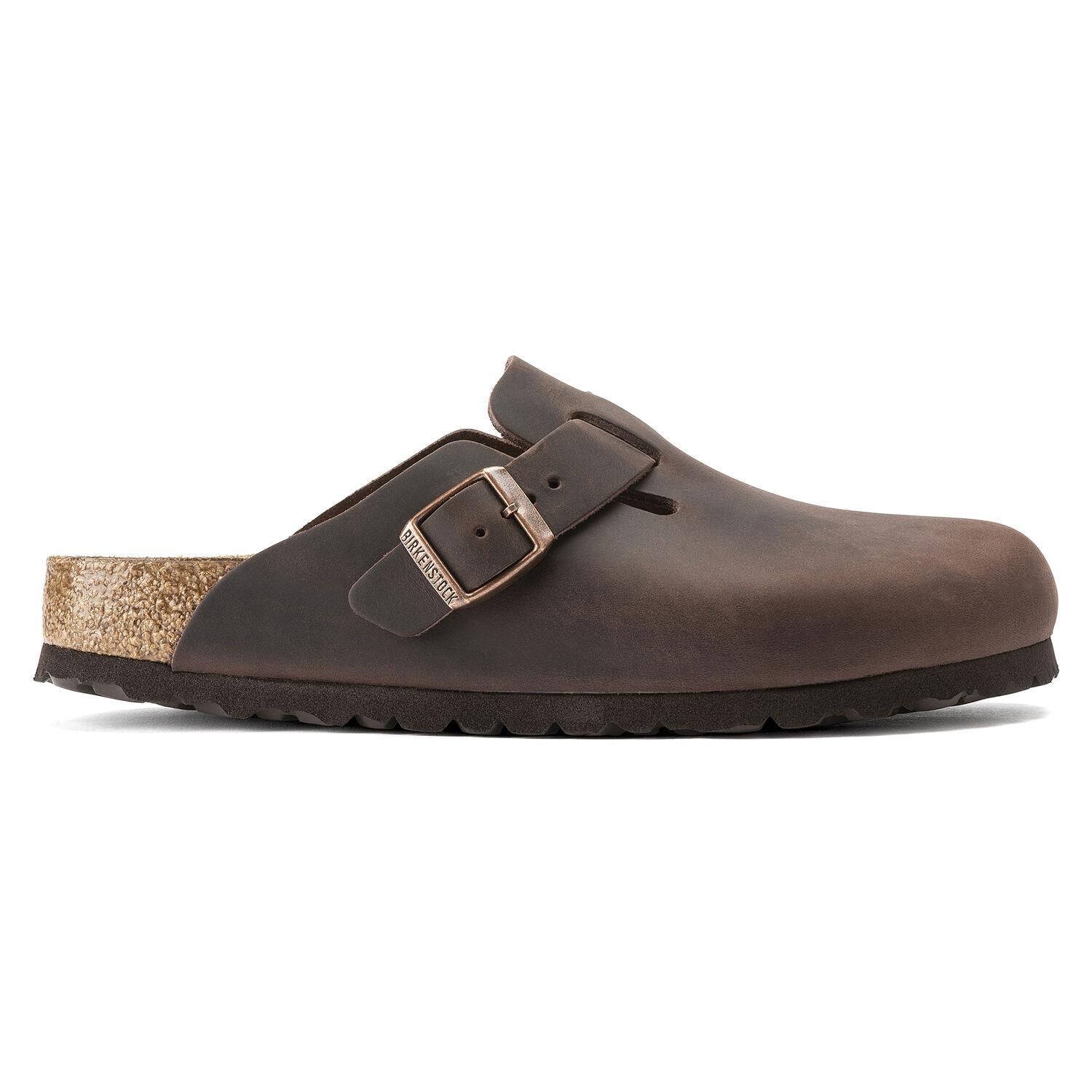 Birkenstock Boston Oiled Narrow Habana Sko Brun - modostore.no