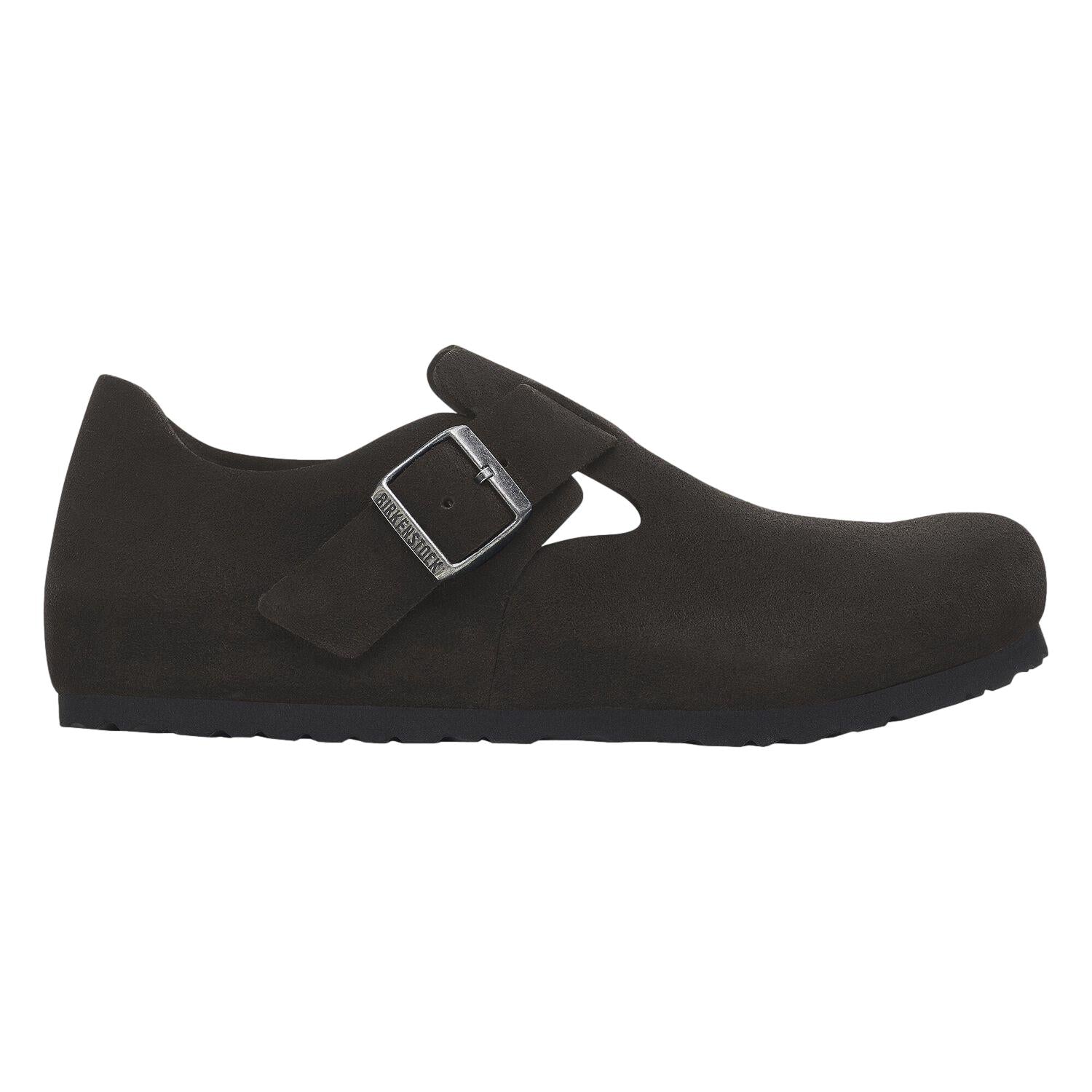 Birkenstock London Suede Regular Black Sko Sort - modostore.no