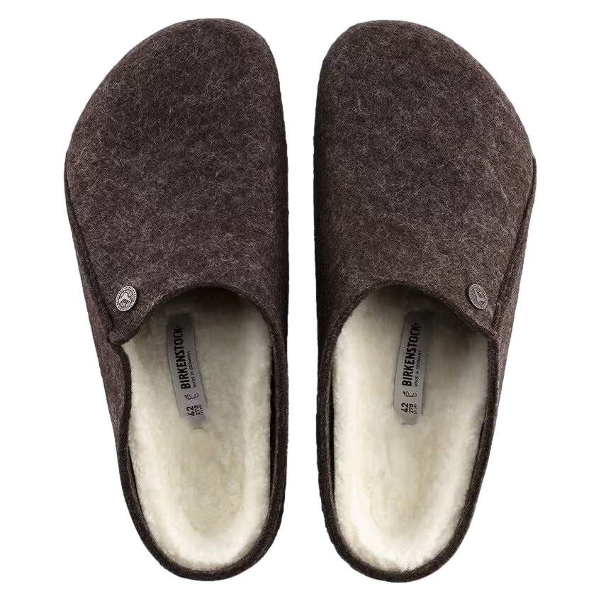 Birkenstock Zermatt Shearling FE Narrow Mocha Sko Brun - modostore.no