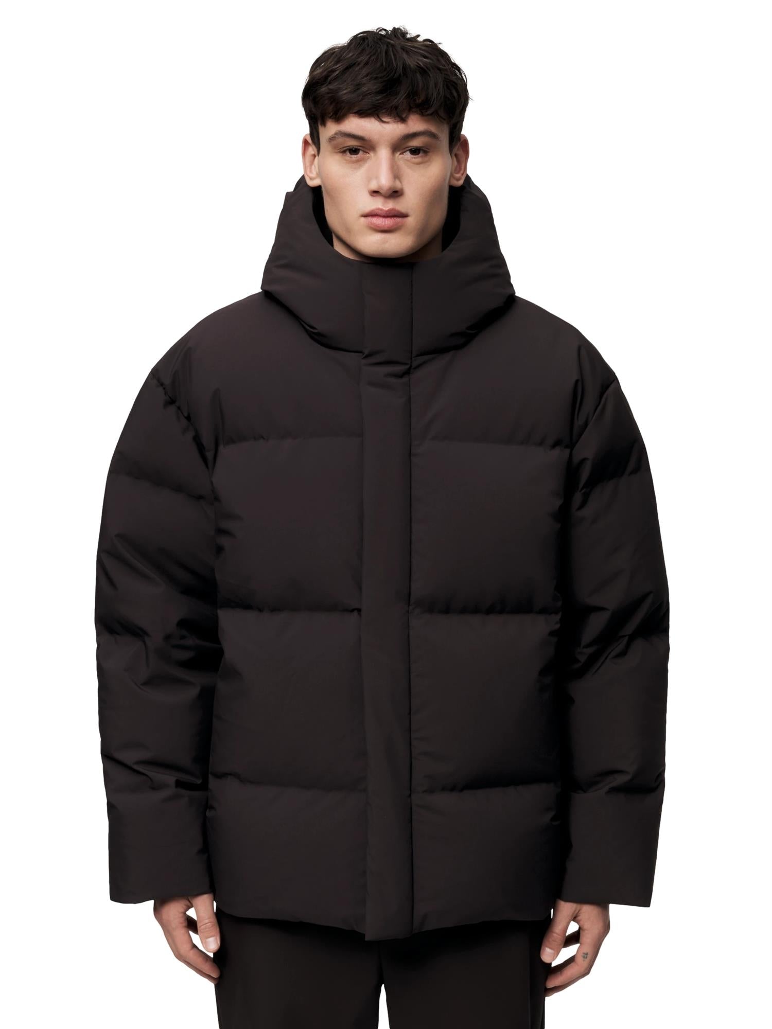 Blæst Grotli Down Jacket Brown Soil Jakke Mørkebrun - modostore.no