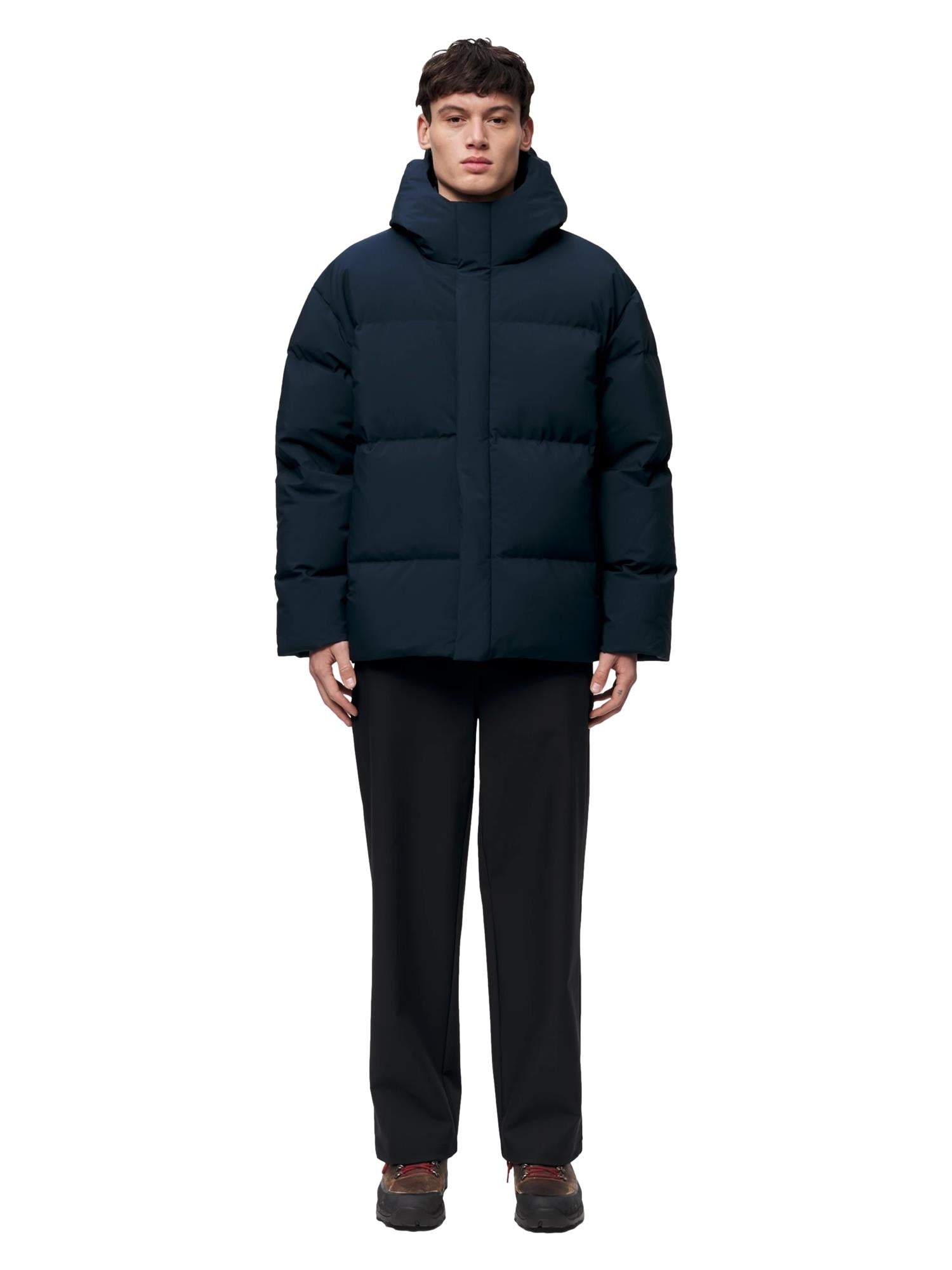 Blæst Grotli Down Jacket Dark Navy Jakke Marine - modostore.no