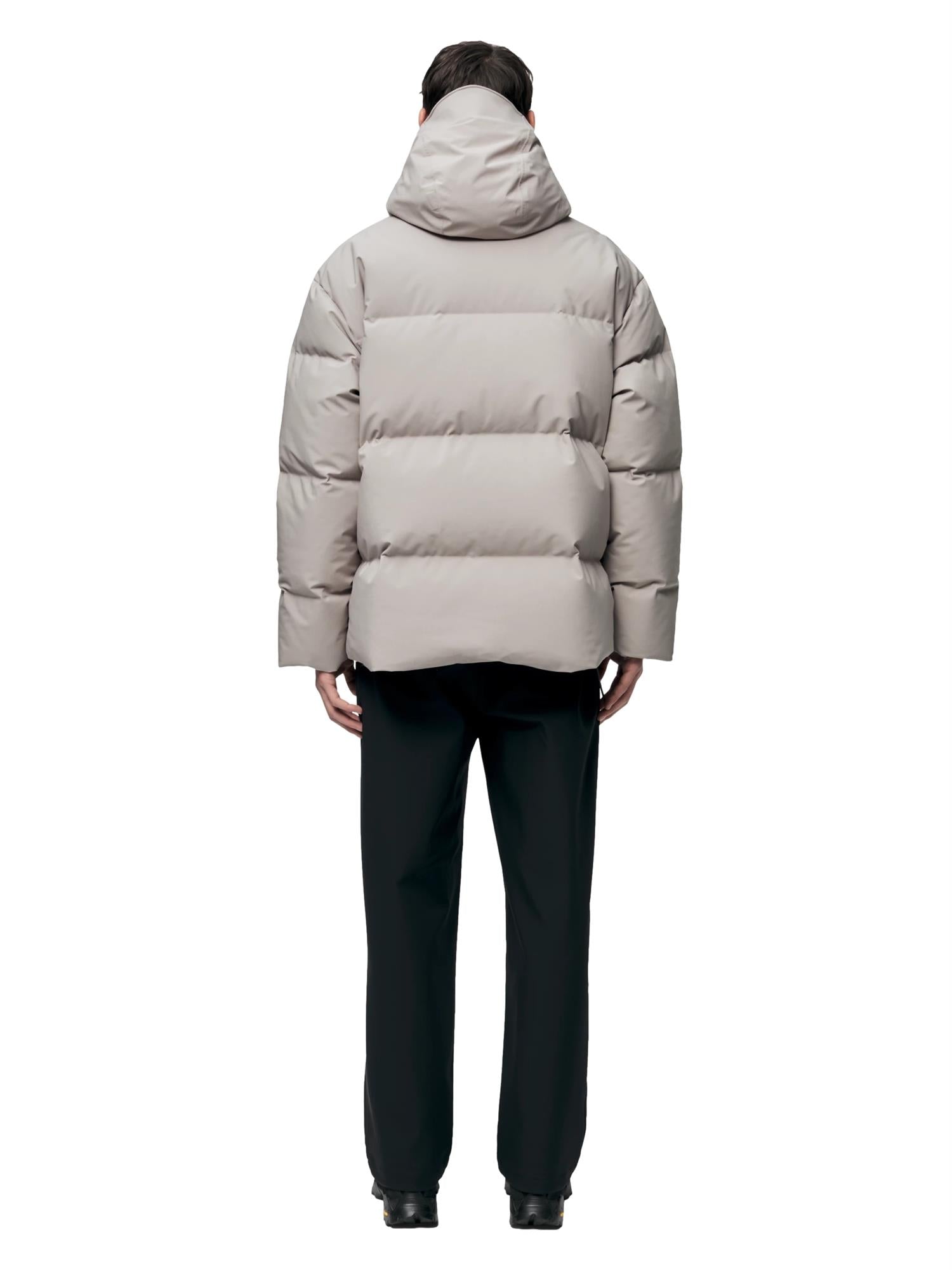 Blæst Grotli Down Jacket Low Tide Jakke Beige Grå - modostore.no
