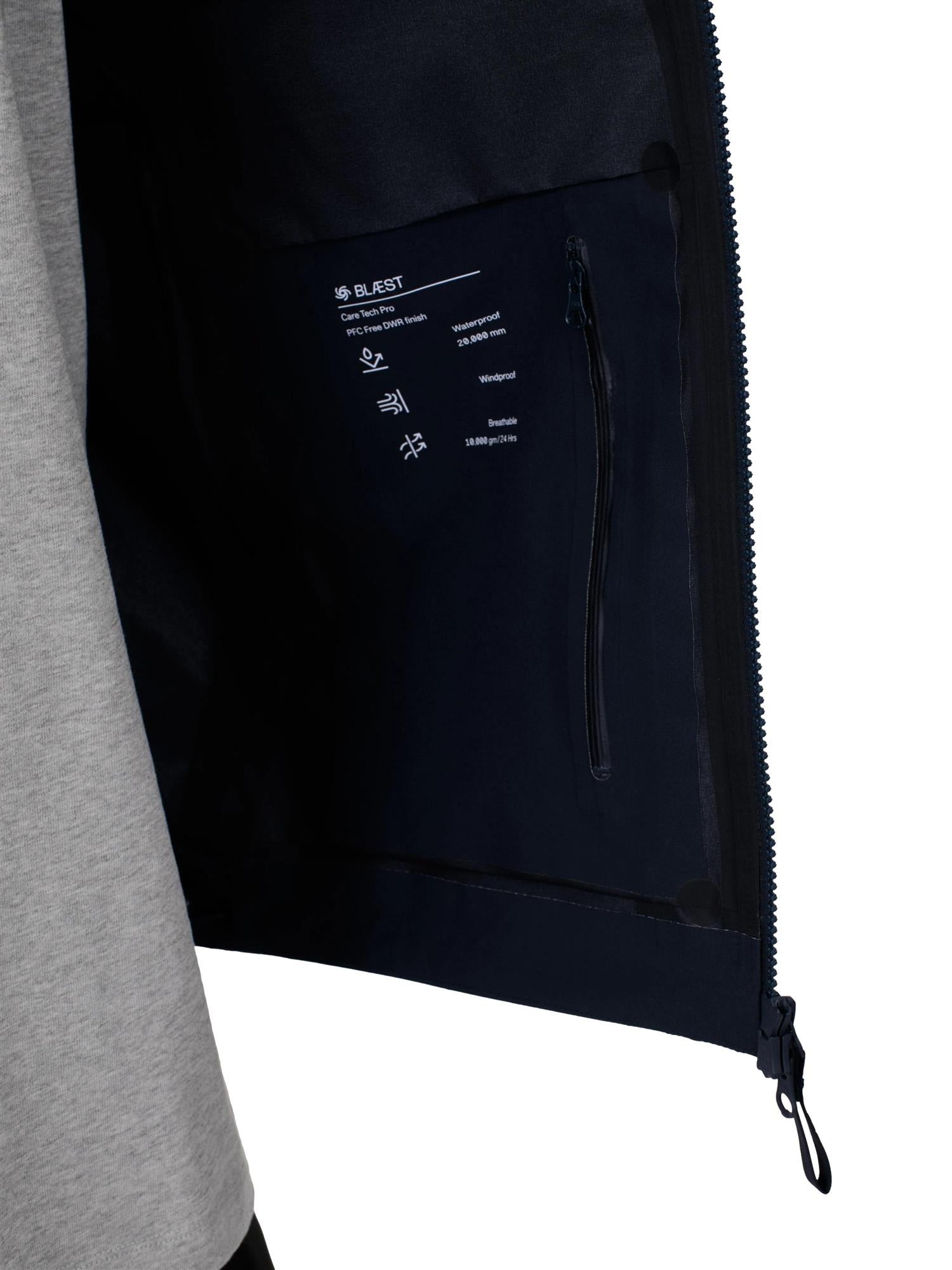 Blæst Jøns Jacket Deep Sea Jakke Mørkeblå - modostore.no