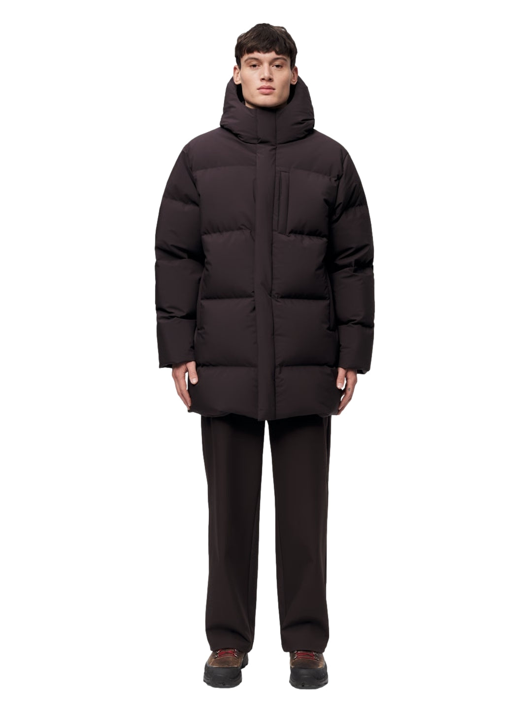 Blæst Ulla Down Jacket Brown Soil Jakke Brun - modostore.no