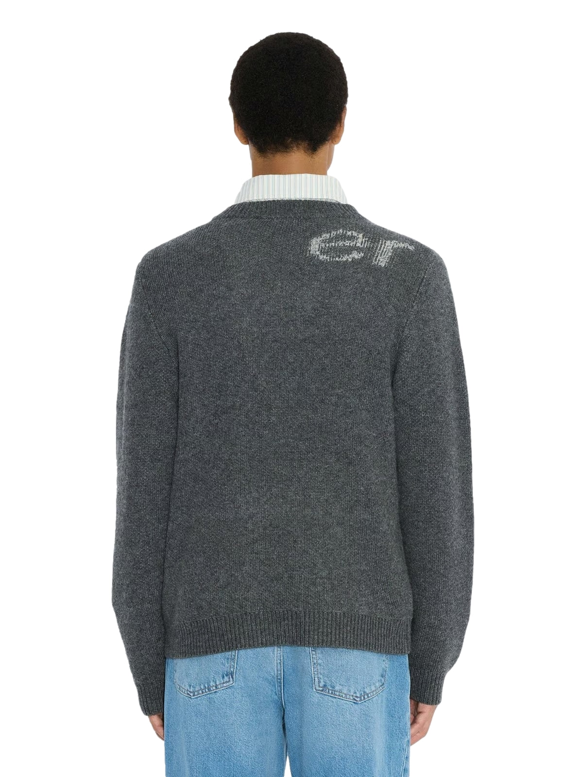 Holzweiler Haza Logo Crew Crewneck Grå