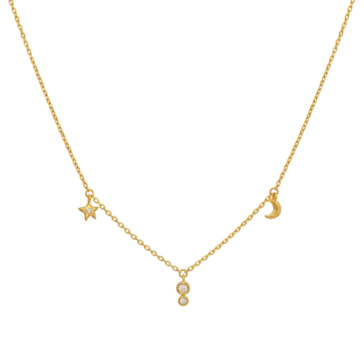 Maanesten Emily Necklace Smykke Gull