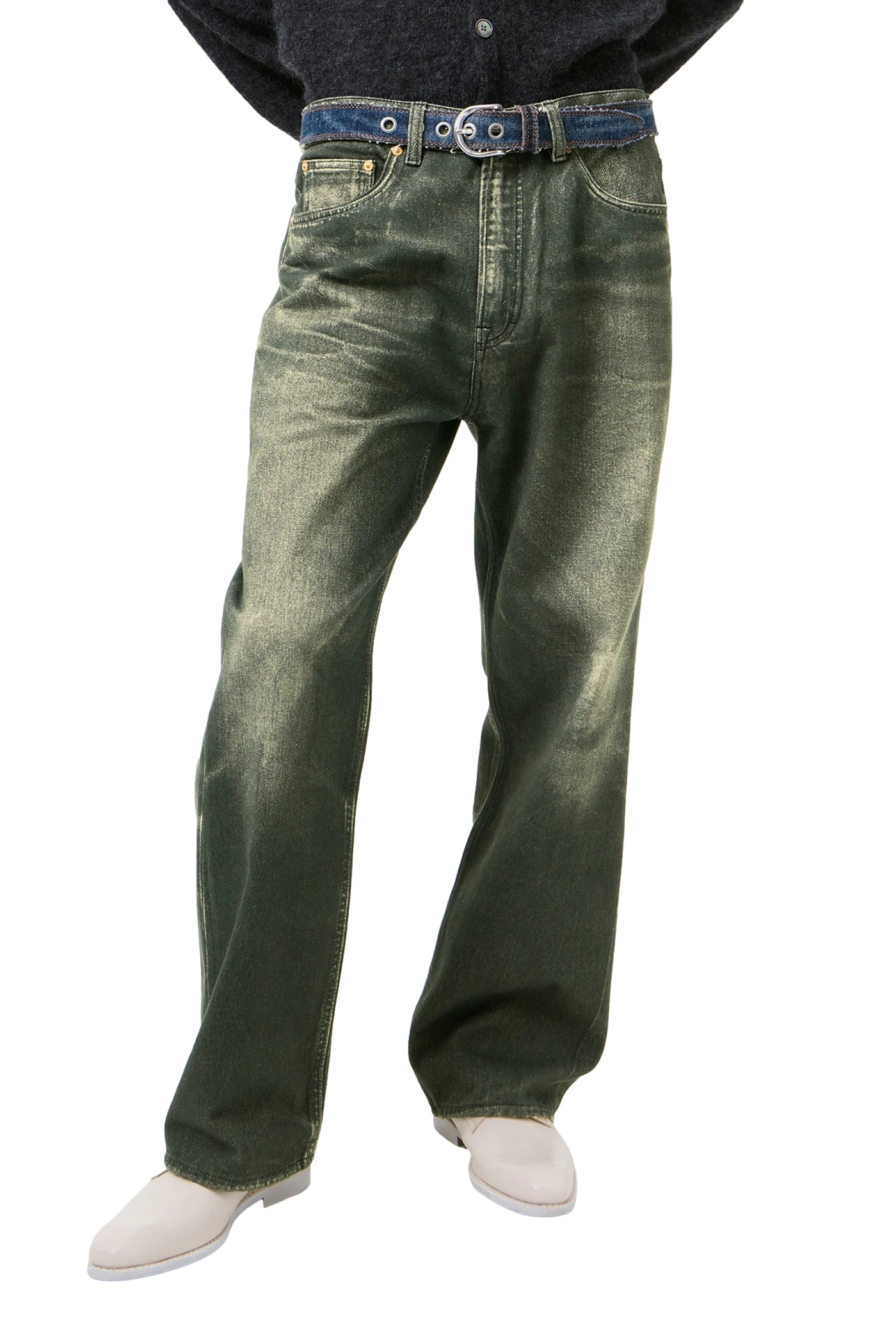 Our Legacy Third Cut Jeans Grå Grønn - modostore.no