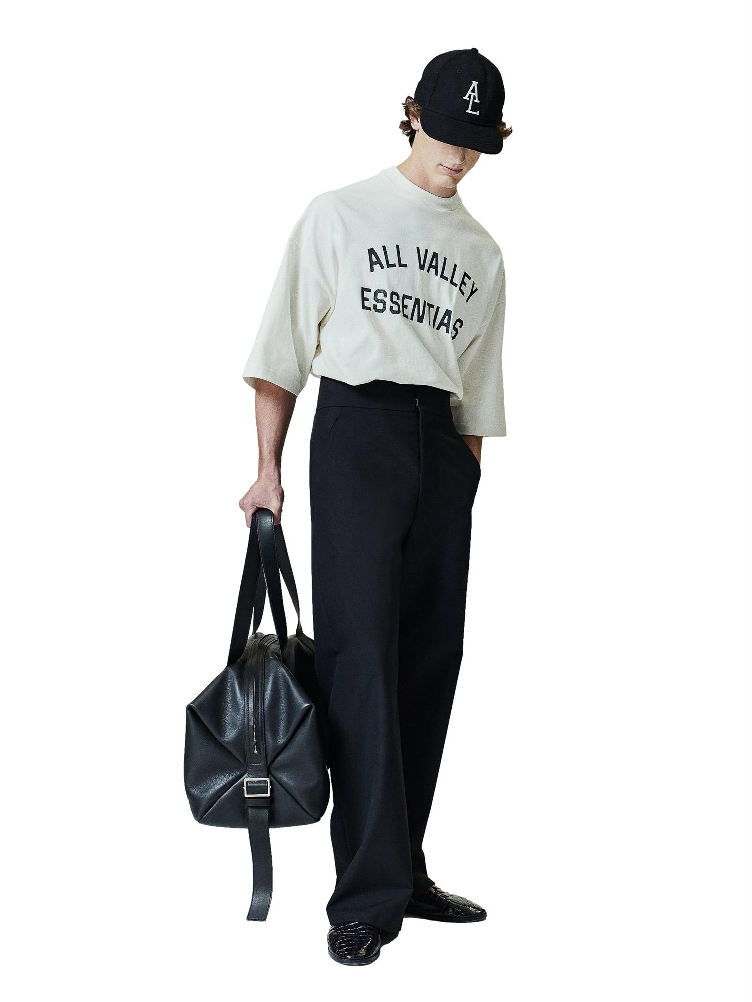 Fear of God Essentials Merch Tee T-shirt Hvit