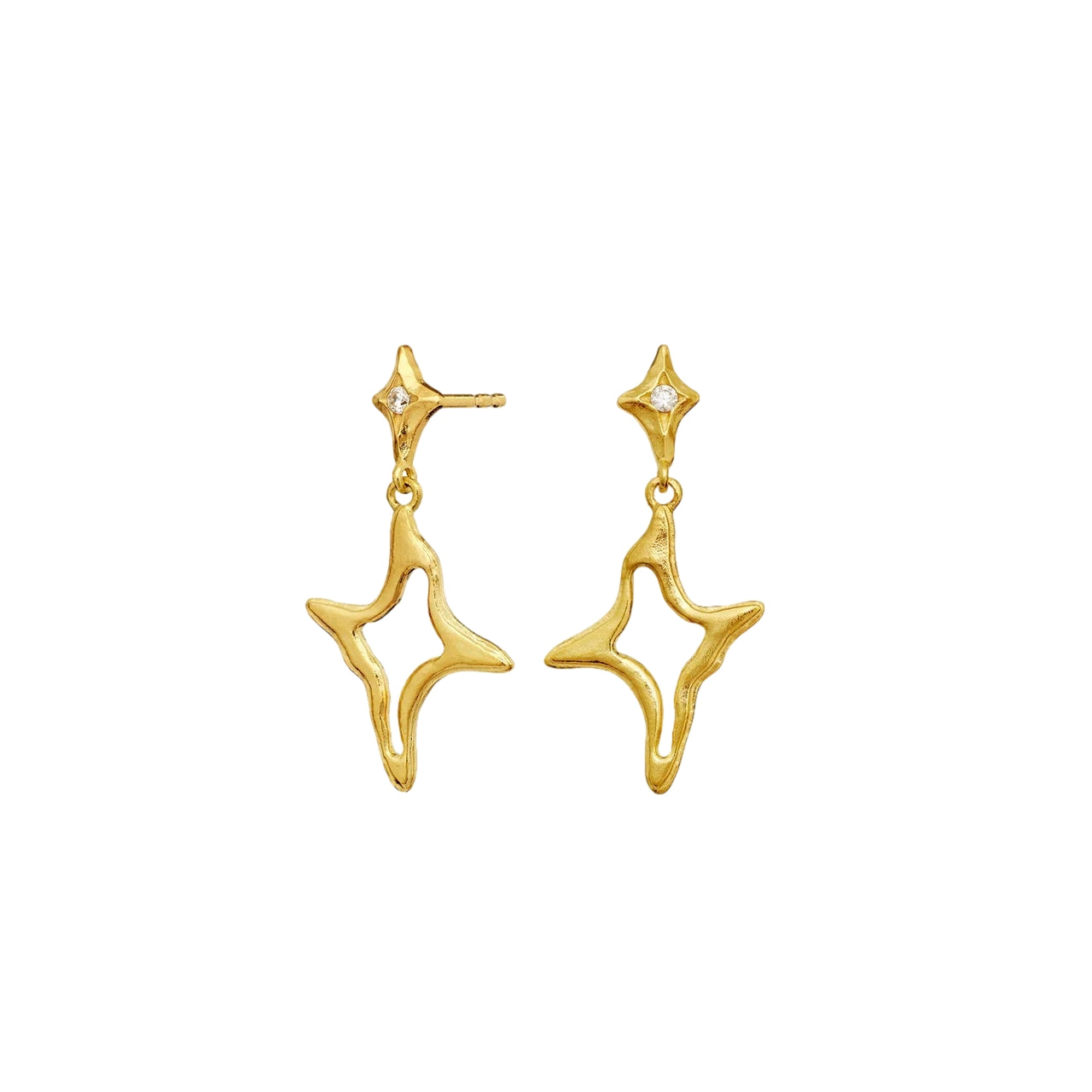 Maanesten Roxy Earrings Øredobber Gull