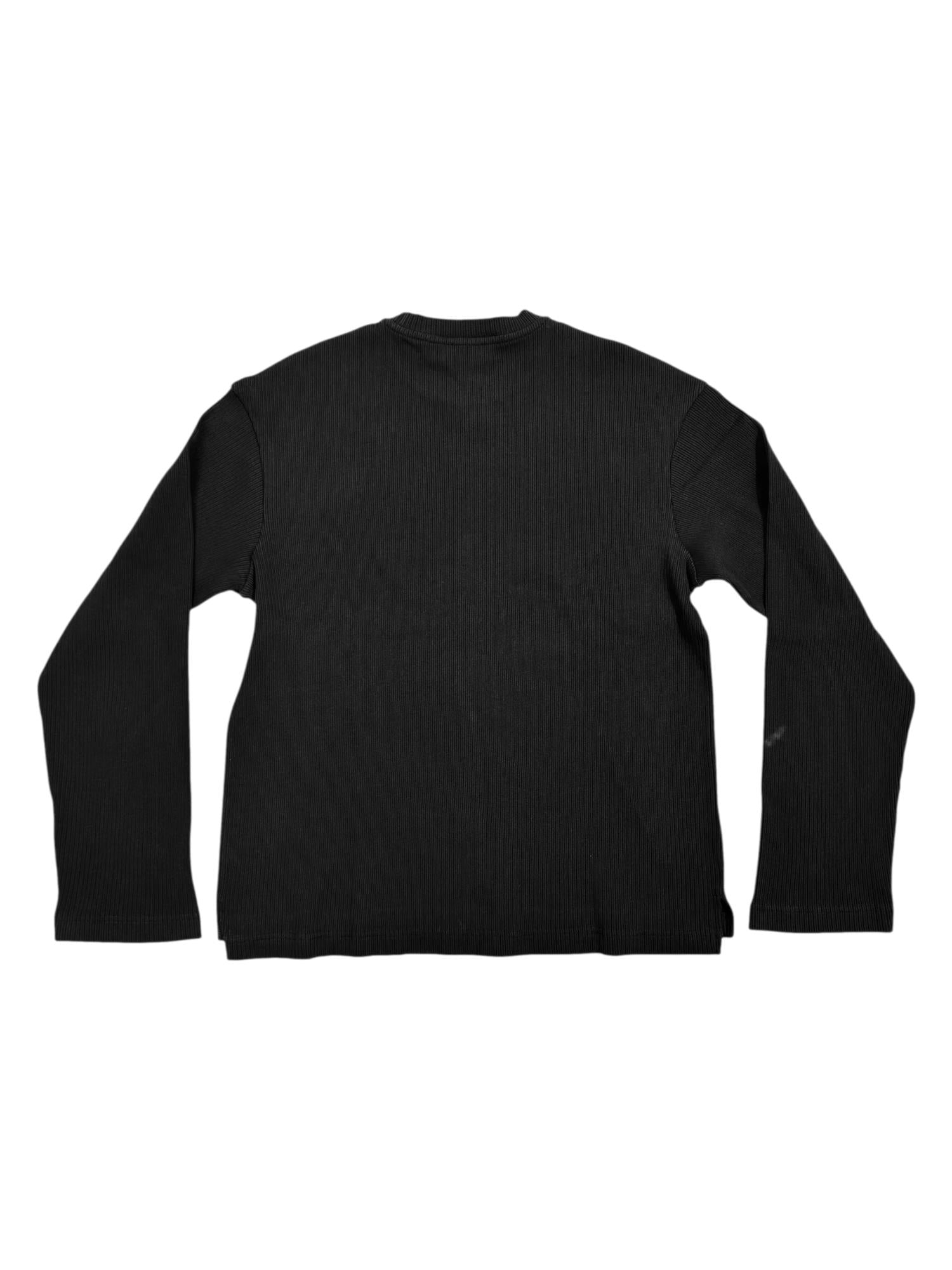 Livid Boden Black Rib Genser Sort - modostore.no