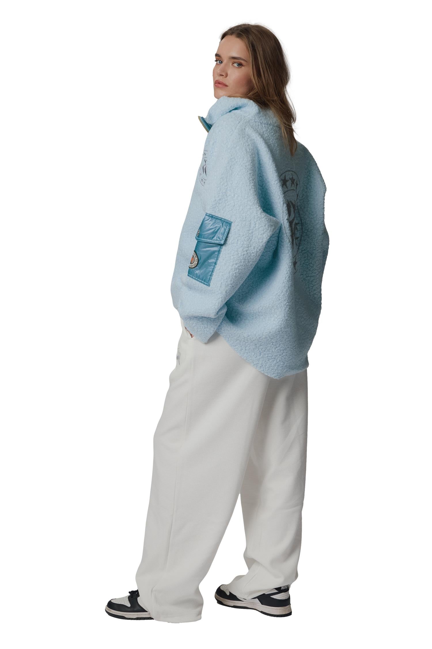 CAYA Nini Half Zip Light Blue Genser Lyseblå