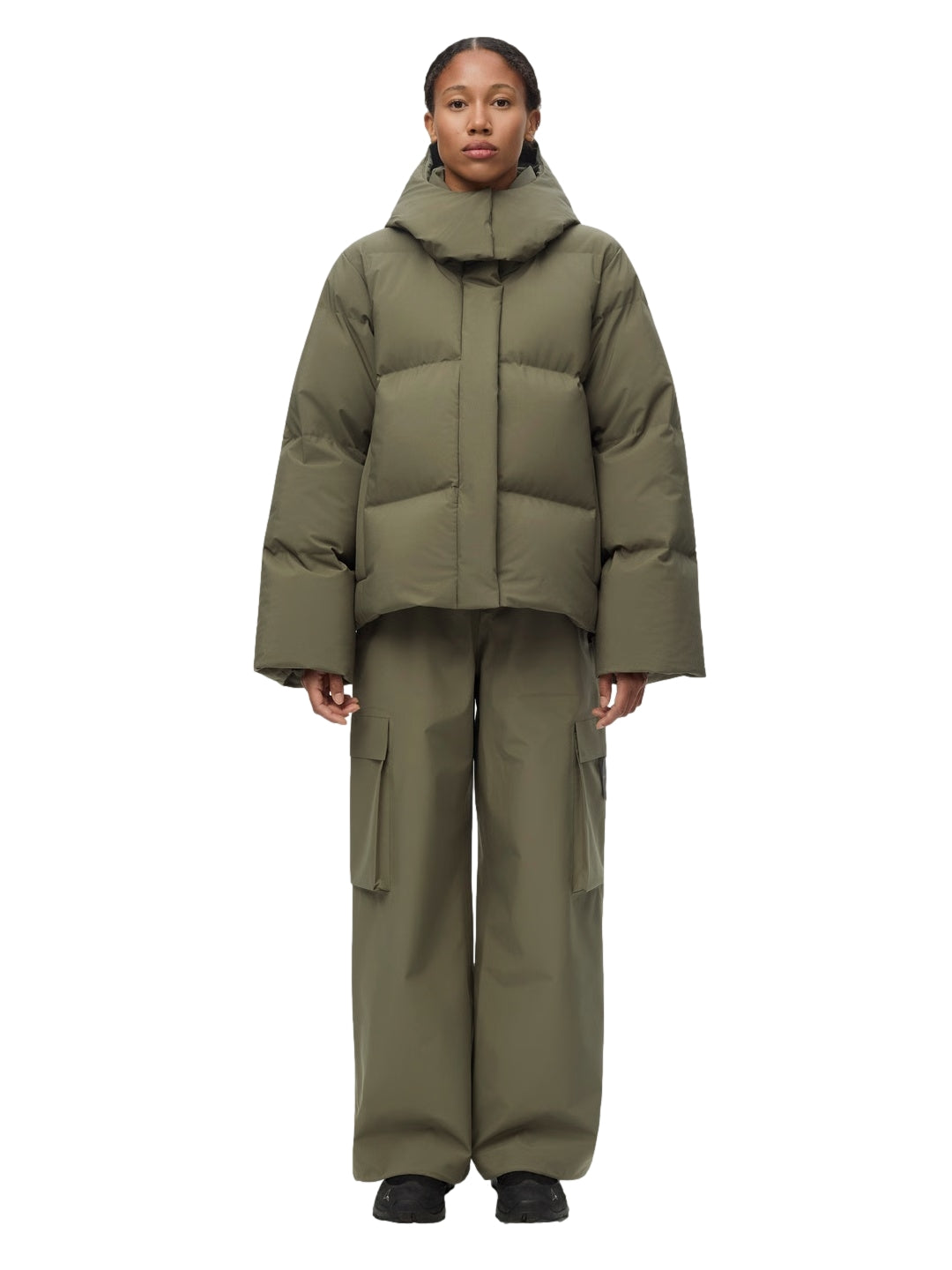 Blæst Selje Down Jacket Grape Leaf Jakke Grønn