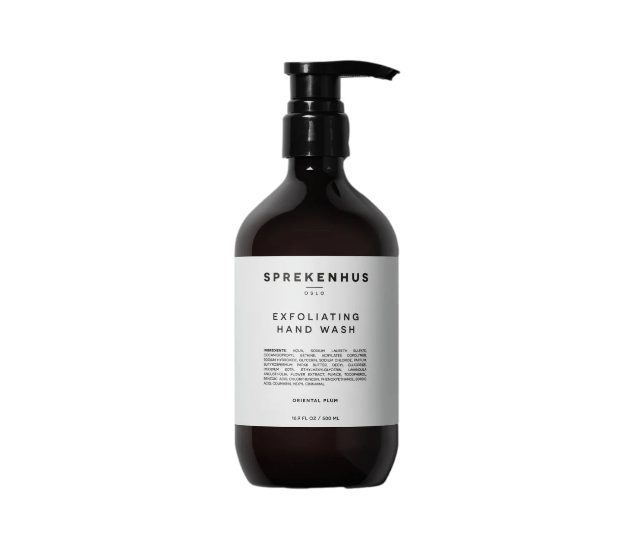 Sprekenhus Exfoliating Hand Wash 500ml - Oriental Plum Håndsåpe Gjennomsiktig - modostore.no