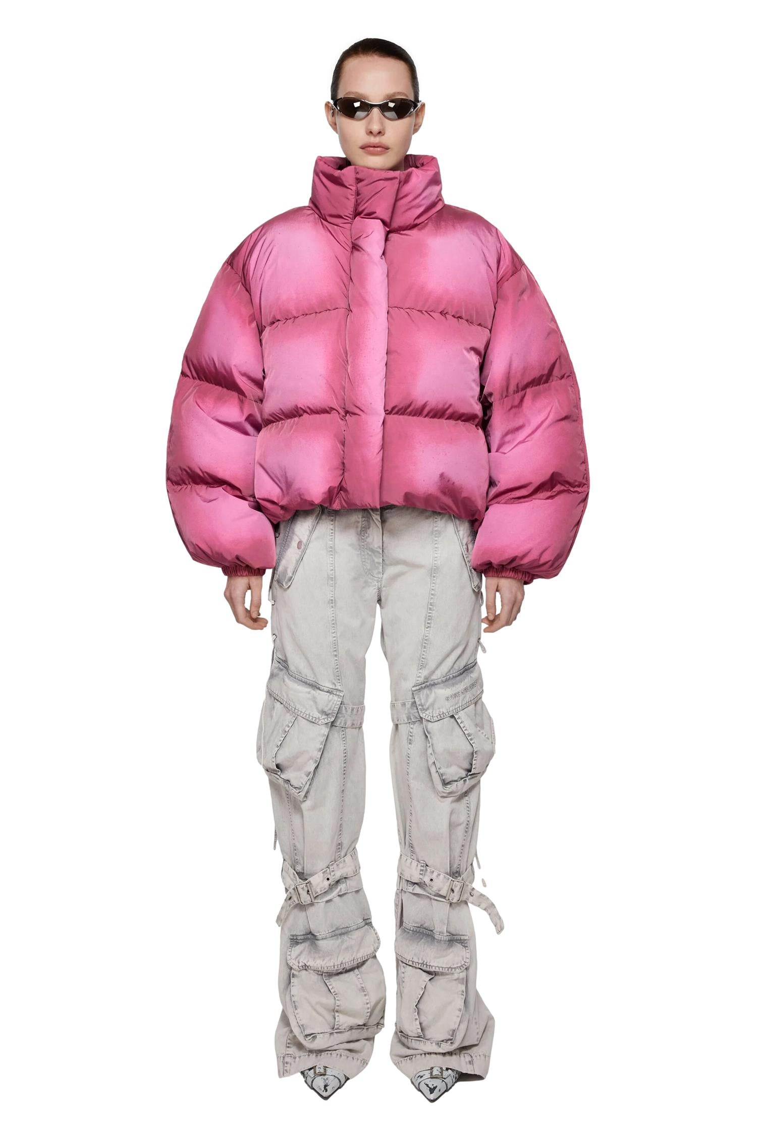 Acne Down Puffer Jacket Jakke Rosa - modostore.no