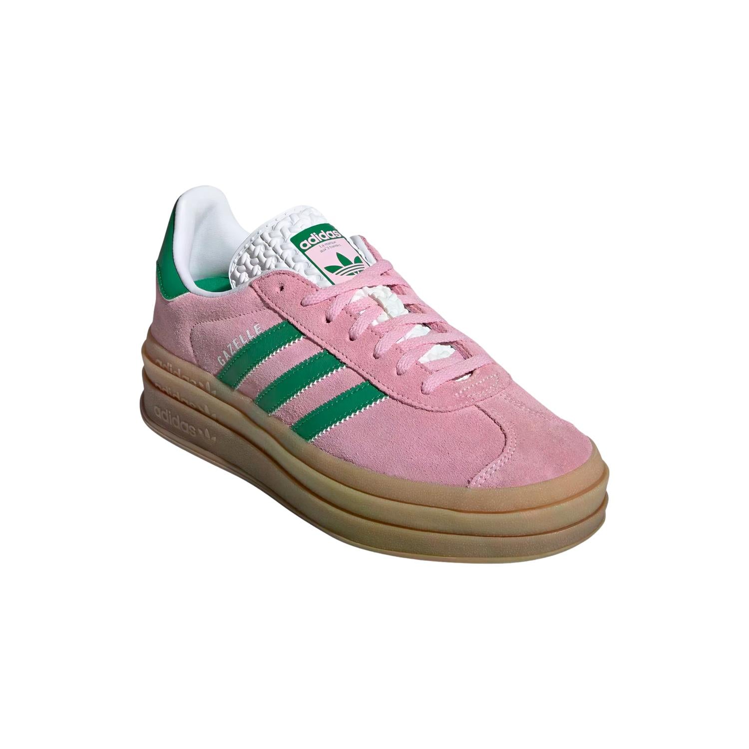 Adidas Gazelle Bold W Sko Rosa Og Grønn - modostore.no