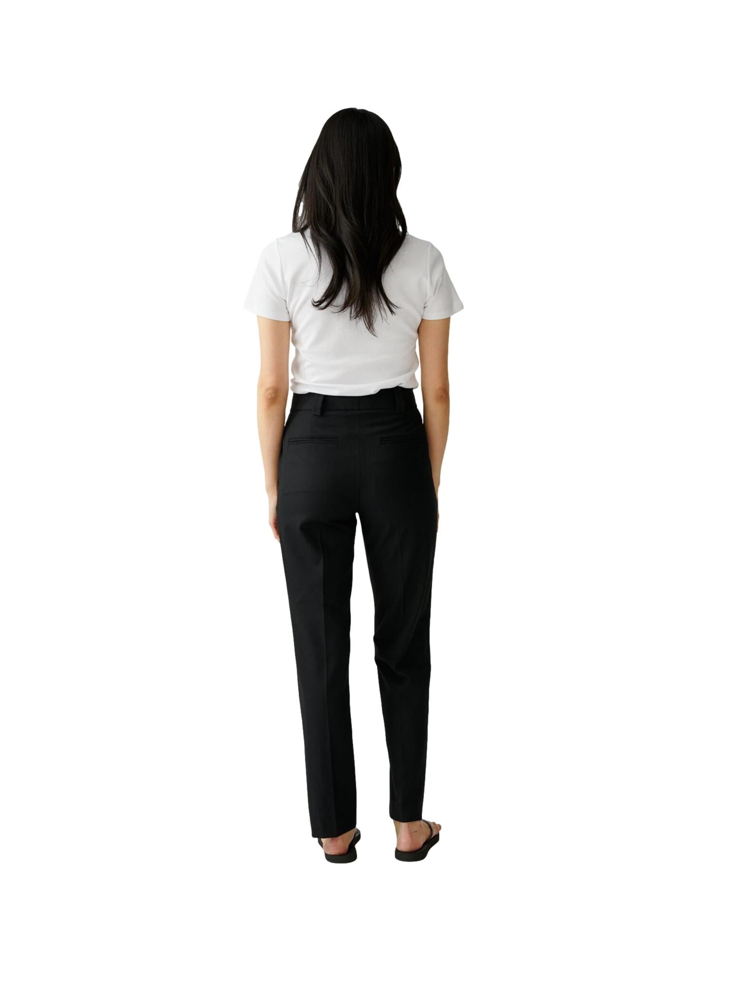 Julie Josephine Cigarette Trouser Dressbukse Sort - modostore.no