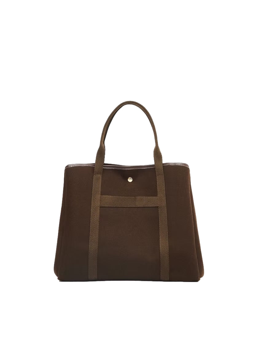 Rue de Verneuil Traversée L Whip Chocolat Flannel Veske Brun - modostore.no