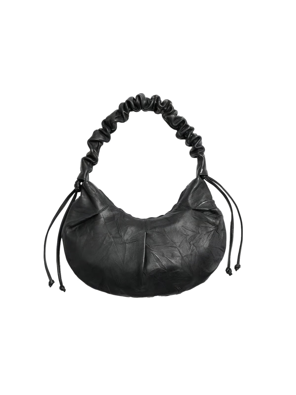 Holzweiler Leni Slouchy Leather Cocoon Leather Bag Veske Sort