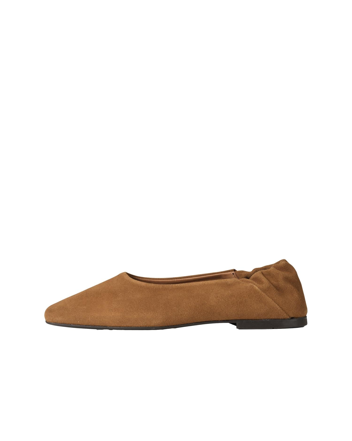 Garment Project Bella - Cognac Suede Sko Cognac