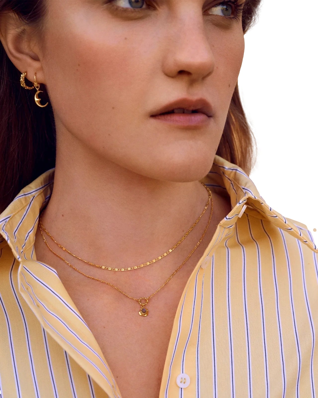 Maanesten Eva Choker Necklace Smykke Gull