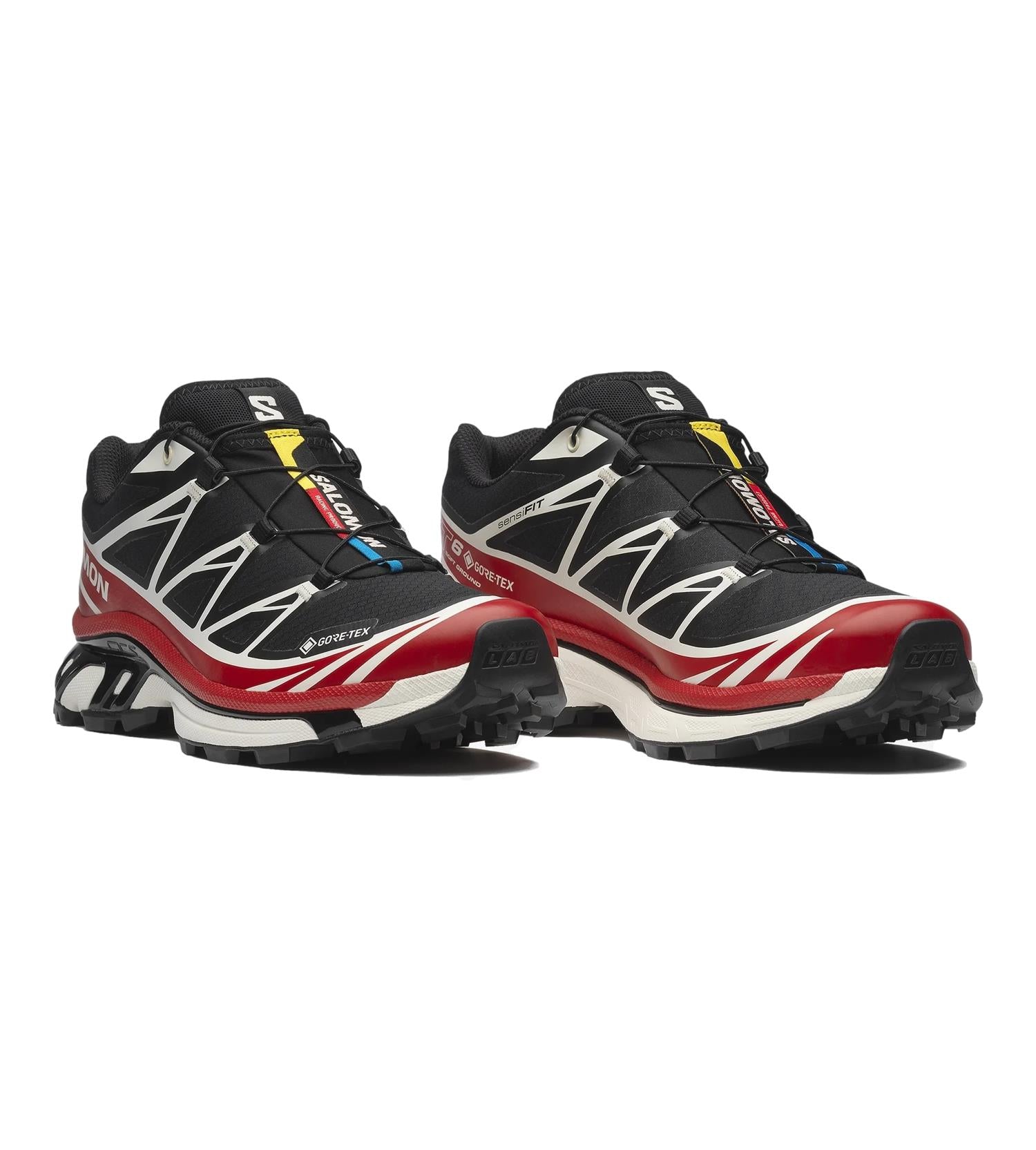 Salomon XT-6 GTX Sko Sort Og Rød - modostore.no