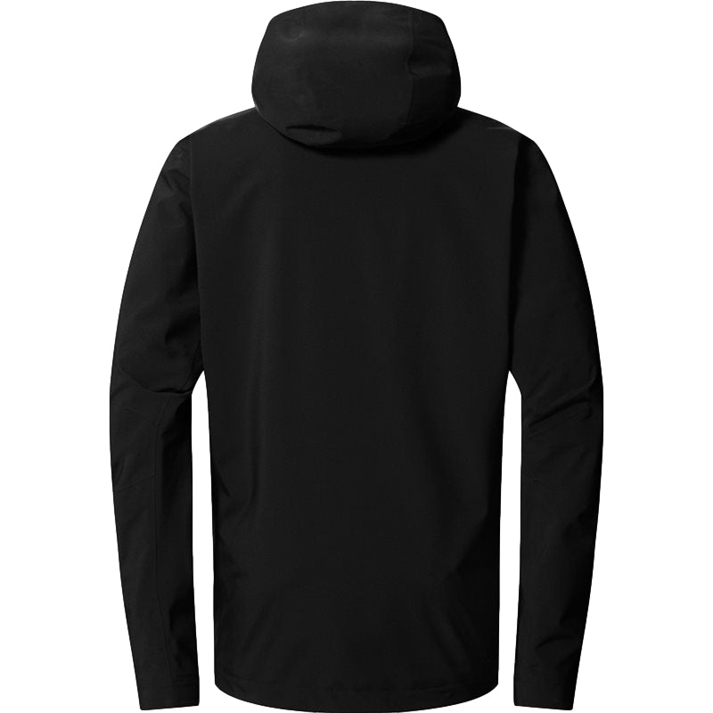 Haglöfs Breeze Proof Jacket Men Jakke Sort - modostore.no